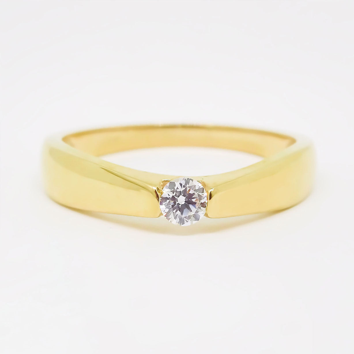 Amor Eterno - Anillo Nikki / Oro Sólido 14k / Amarillo