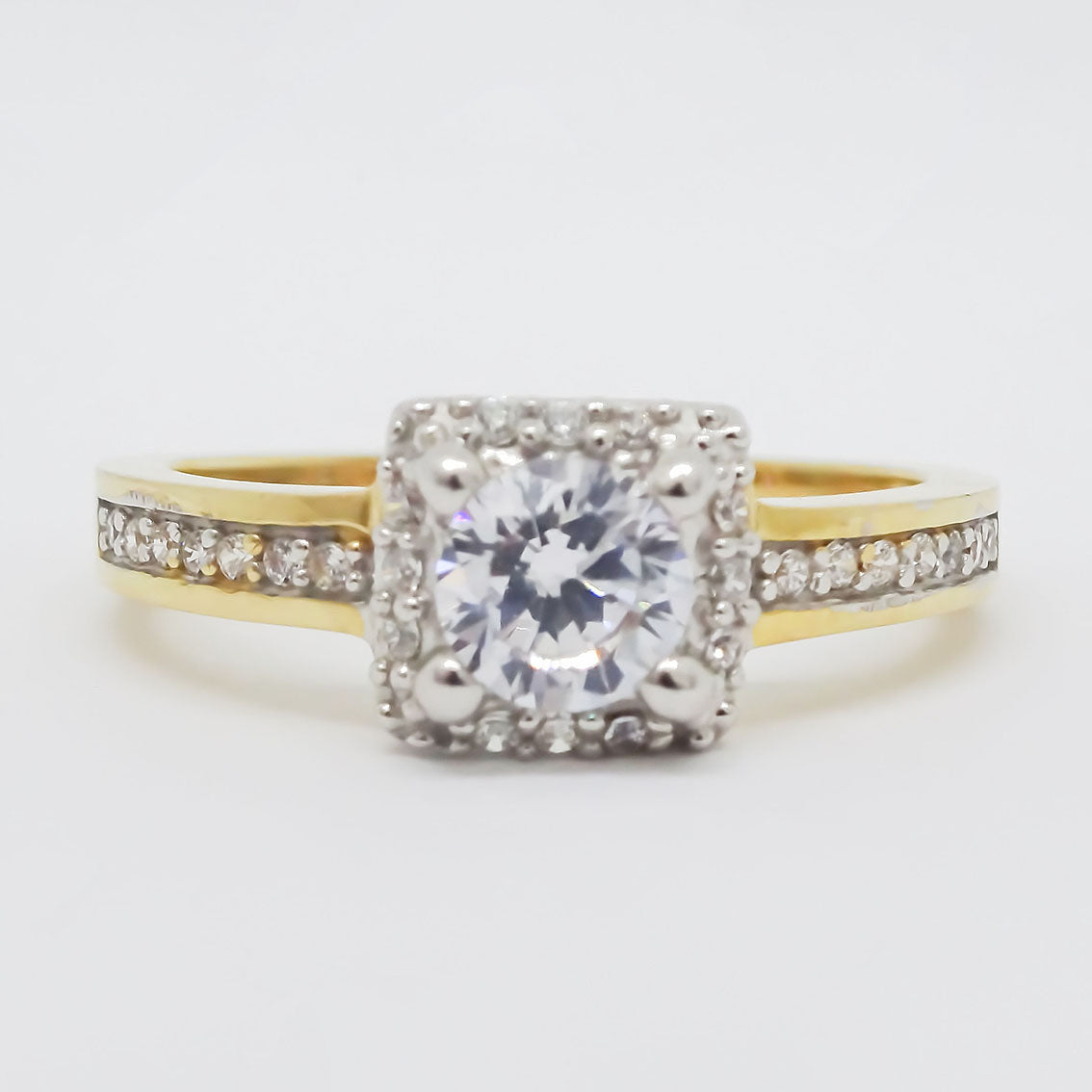 Amor Eterno - Anillo Corona Sofía / Oro Solido 14k