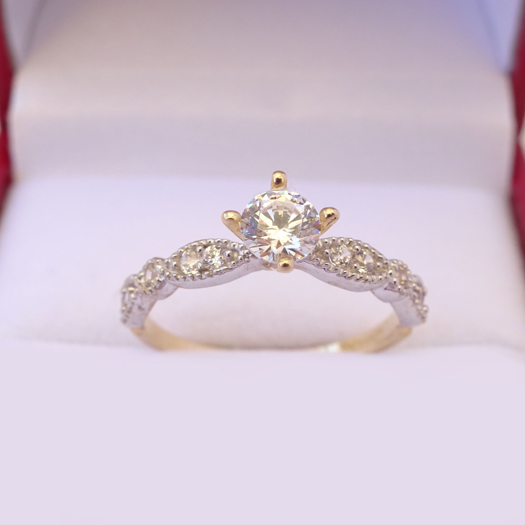 Amor Eterno - Anillo Glad / Oro Sólido 14k