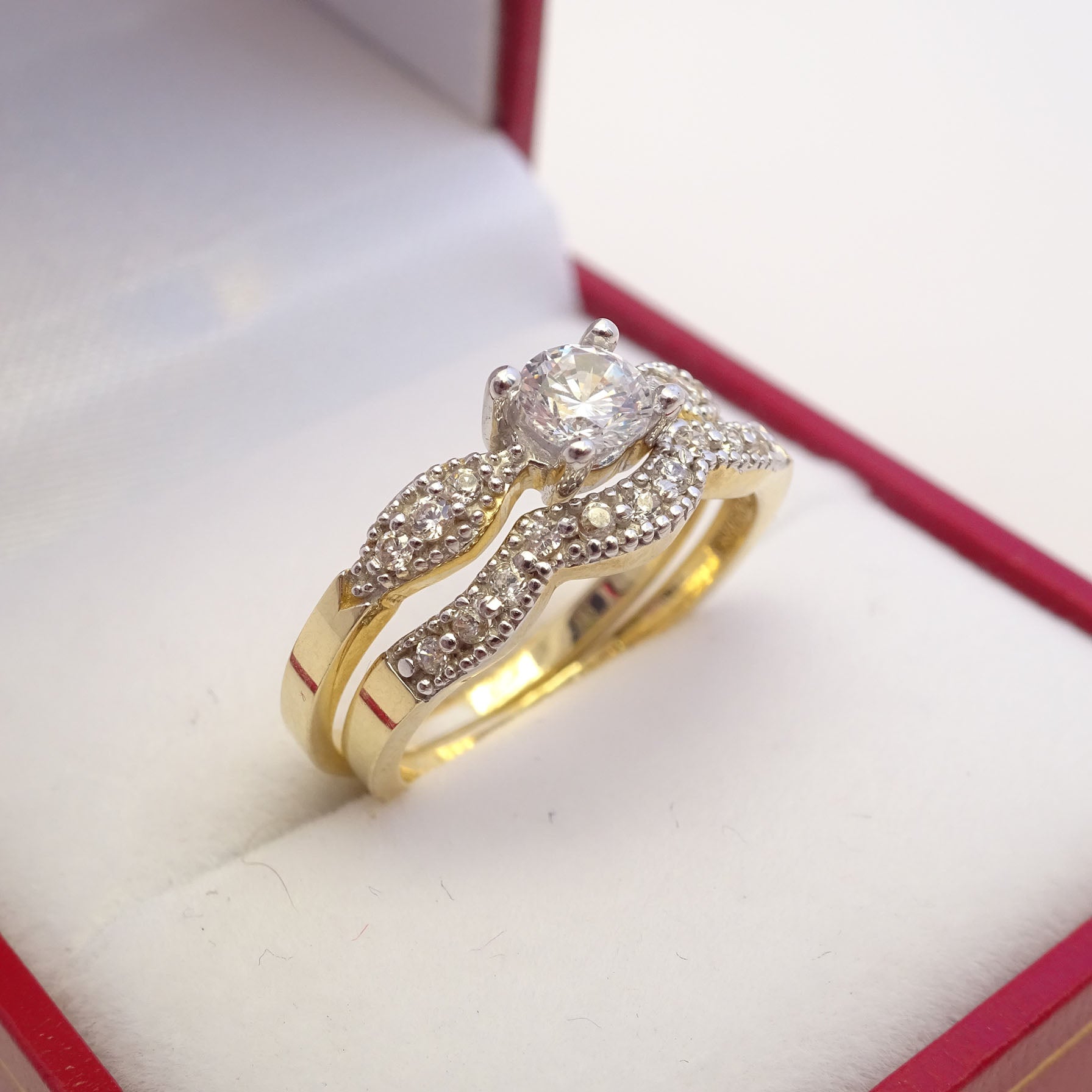 Amor Eterno - Alianza Smile / Oro Sólido 14k / Amarillo