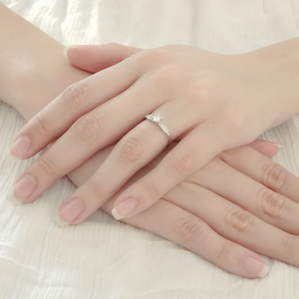 Amor Eterno - Anillo Amelia / Plata Con Oro 24k