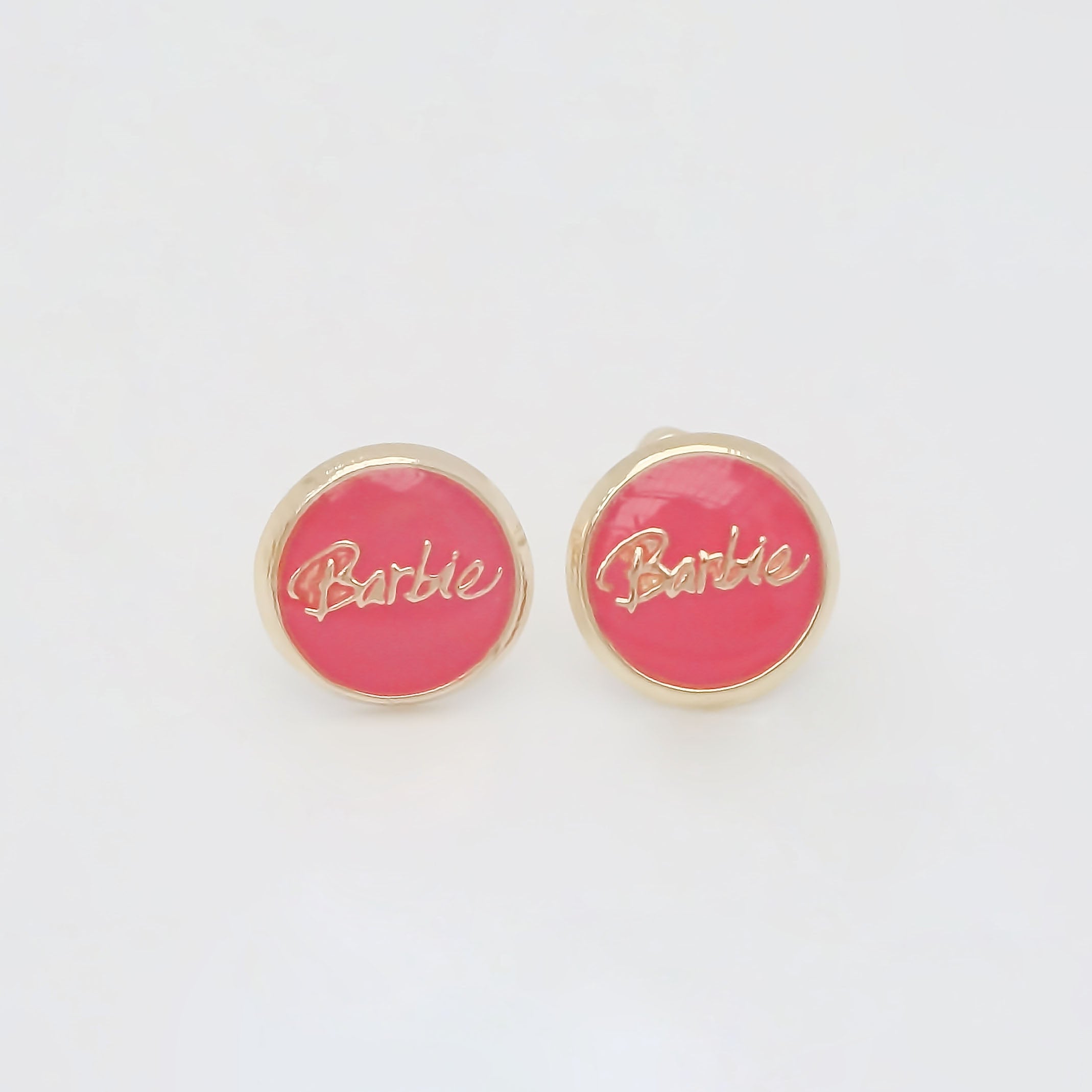 Amor Eterno - Broqueles / Botón Barbie / Aretes Oro 10k