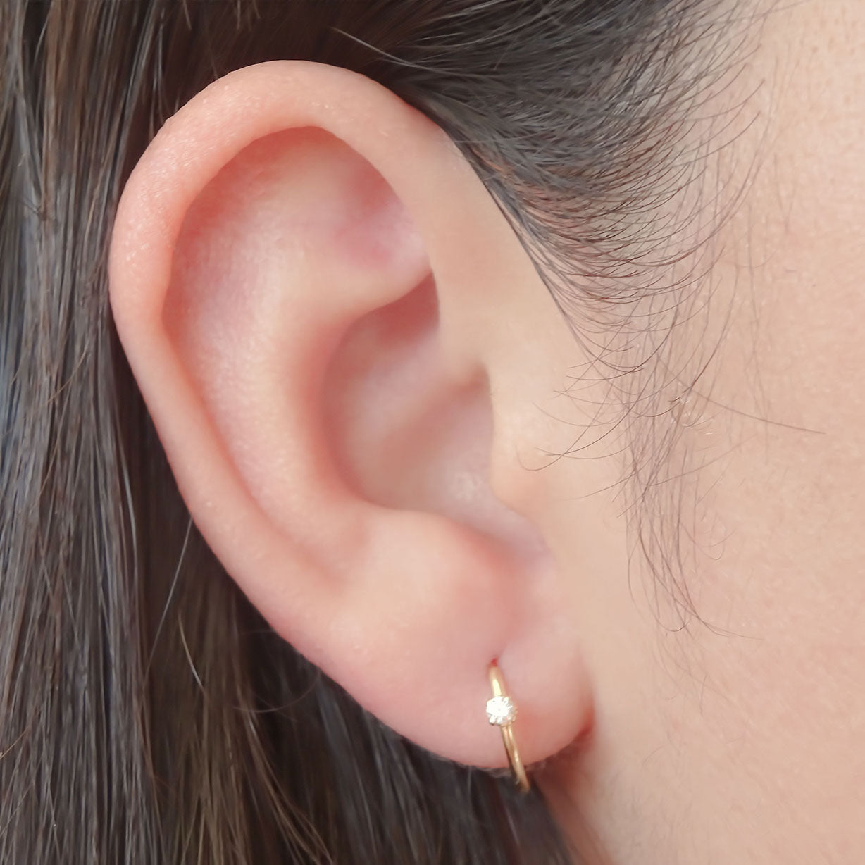 Amor Eterno - Arracadas Destello / Piercing / Oro 10k
