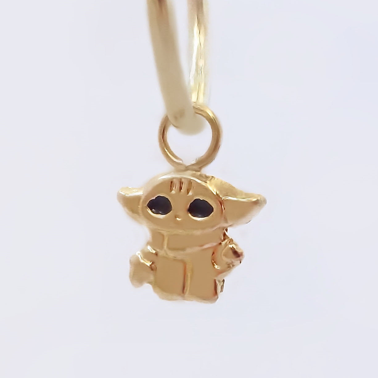 Amor Eterno - 2 Dijes Para Arracada Yoda / Oro 10k + Regalo