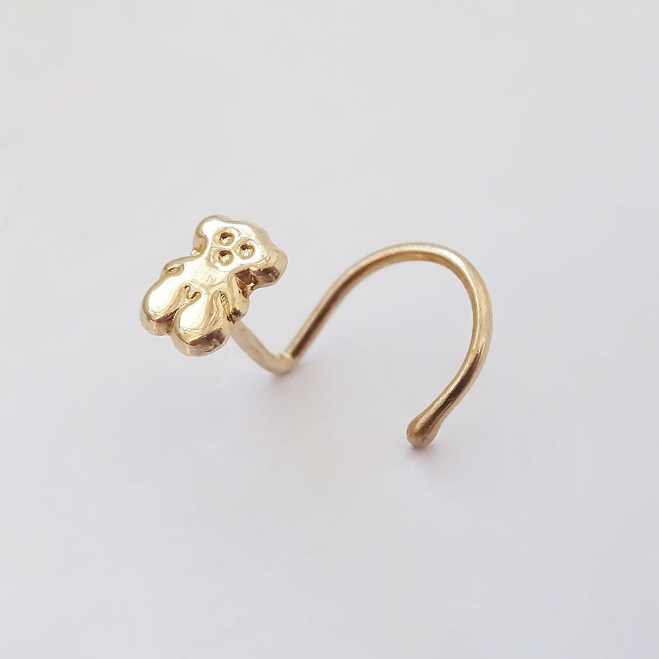 Amor Eterno- Piercing Nariz Touss / Oro Sólido 10k