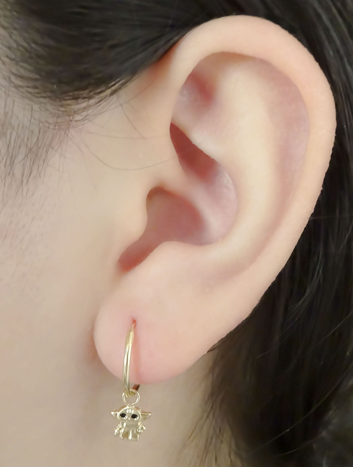 Amor Eterno - Dije Con Arracada Yoda / Oro 10k + Regalo