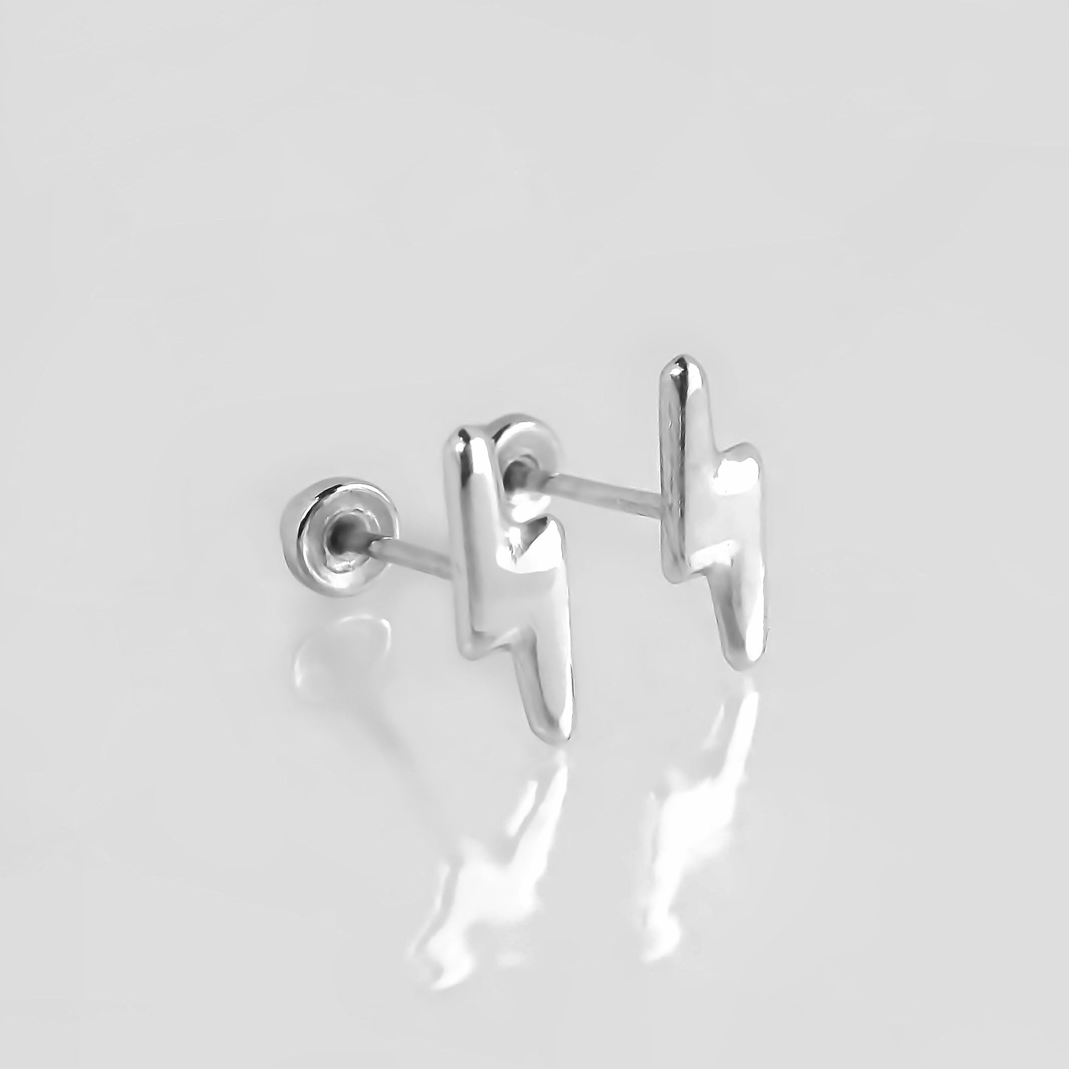 Amor Eterno - Broqueles Rayo Aretes / Oro 10k