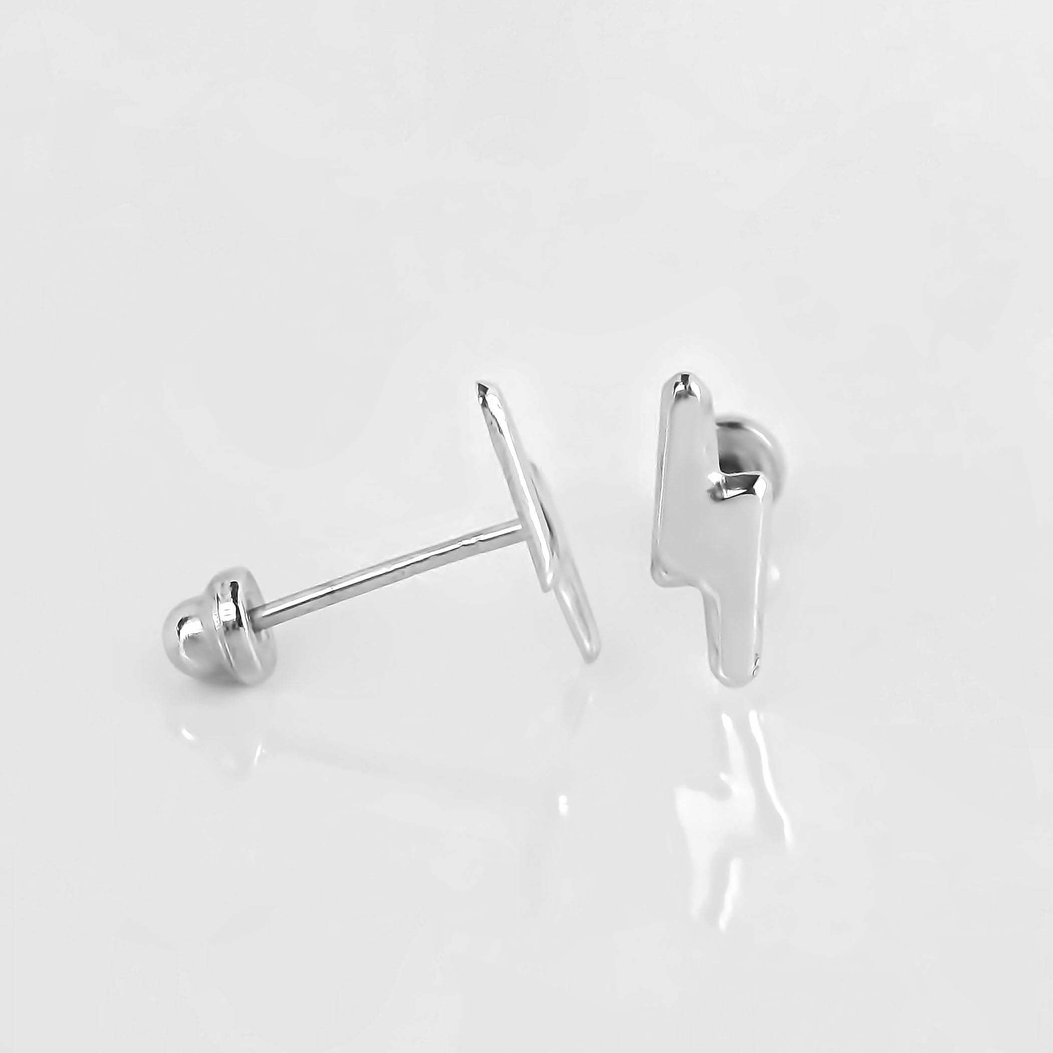 Amor Eterno - Broqueles Rayo Aretes / Oro 10k