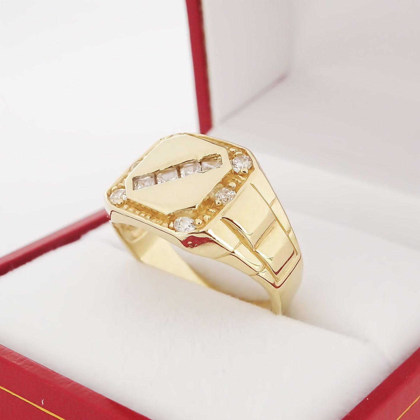 Amor Eterno - Caballero / Anillo / Kelowna*/ Oro 10k Sólido