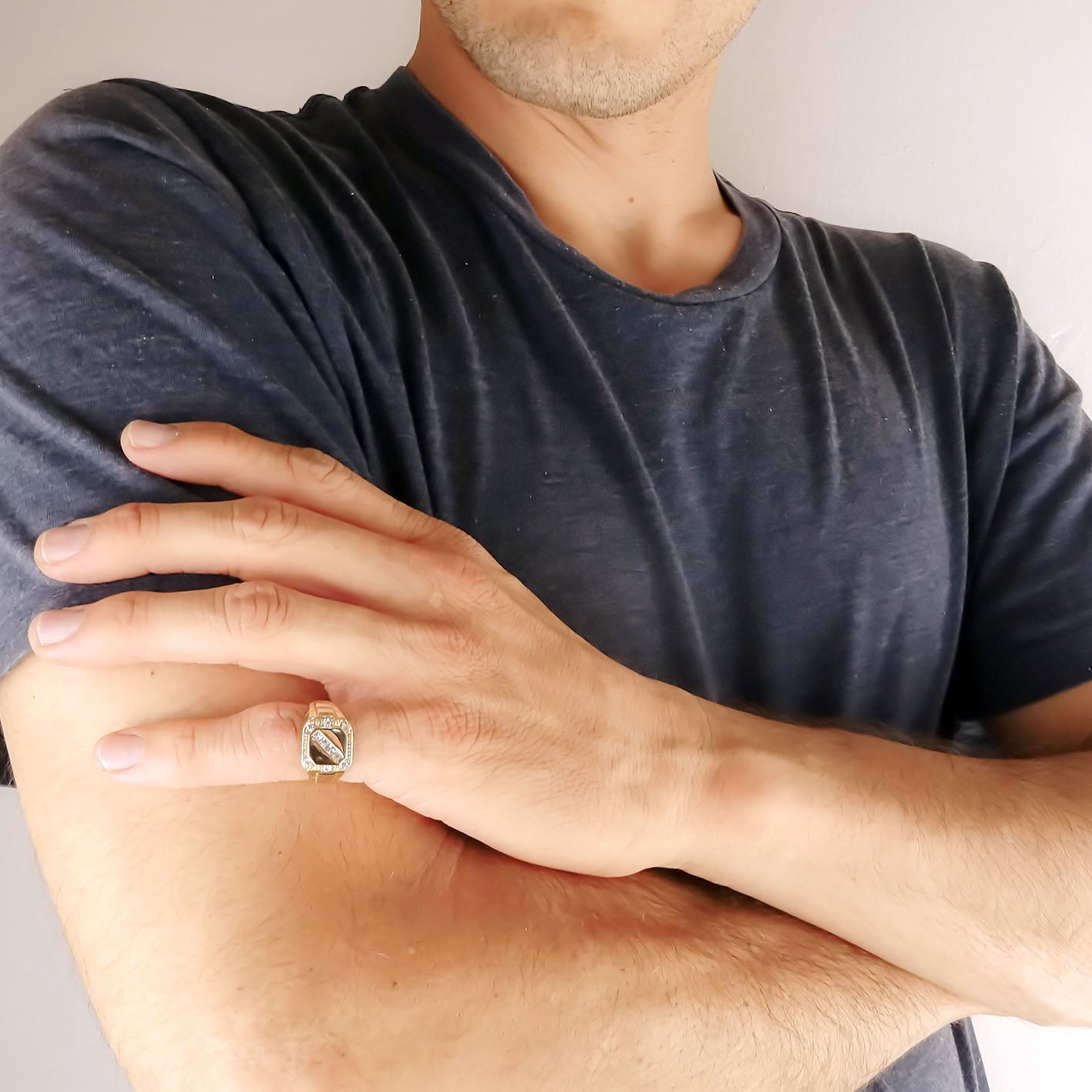 Amor Eterno - Caballero / Anillo / Kelowna*/ Oro 10k Sólido