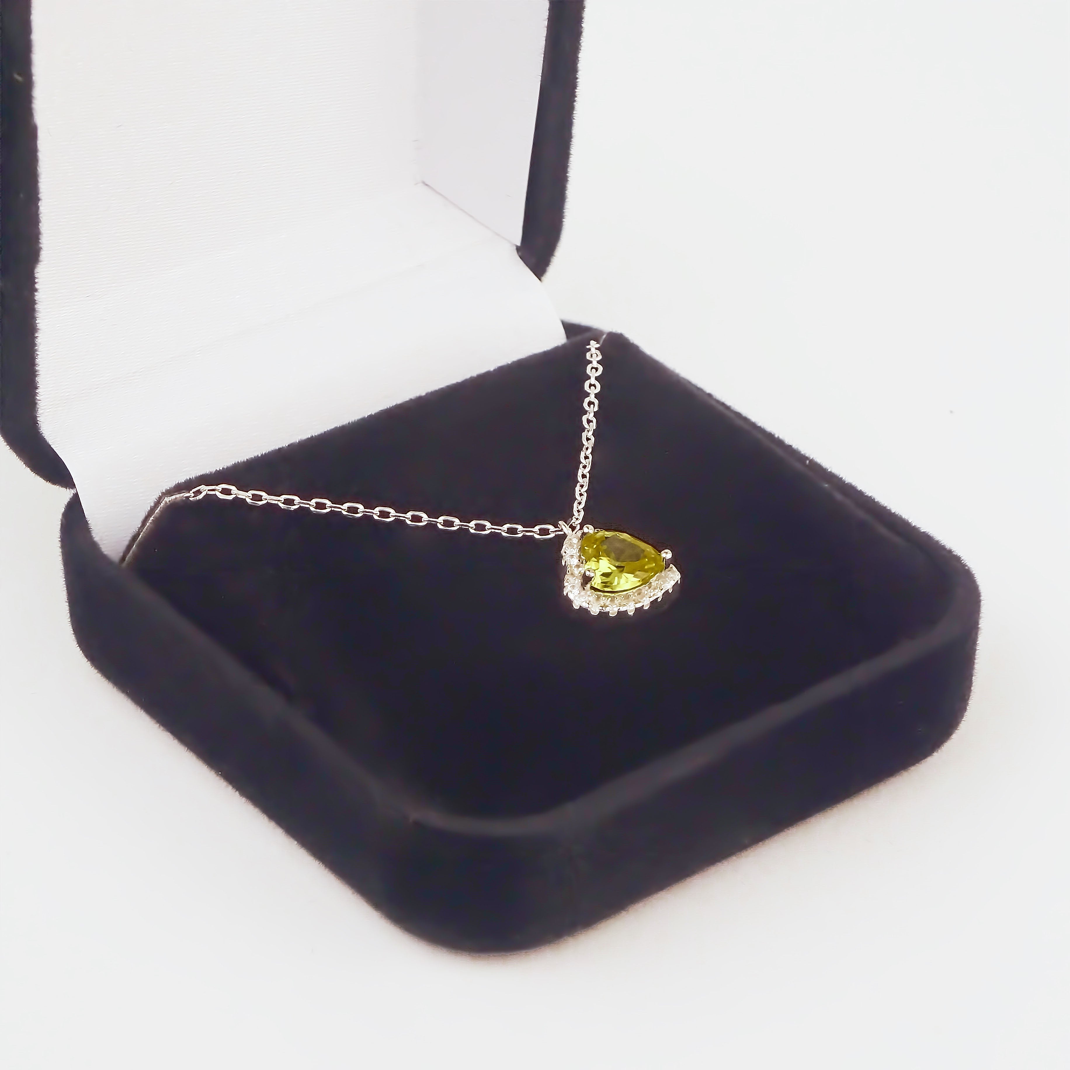 Amor Eterno - Gargantilla Plata / Oro 24k / Corazón Eterno / Amarillo