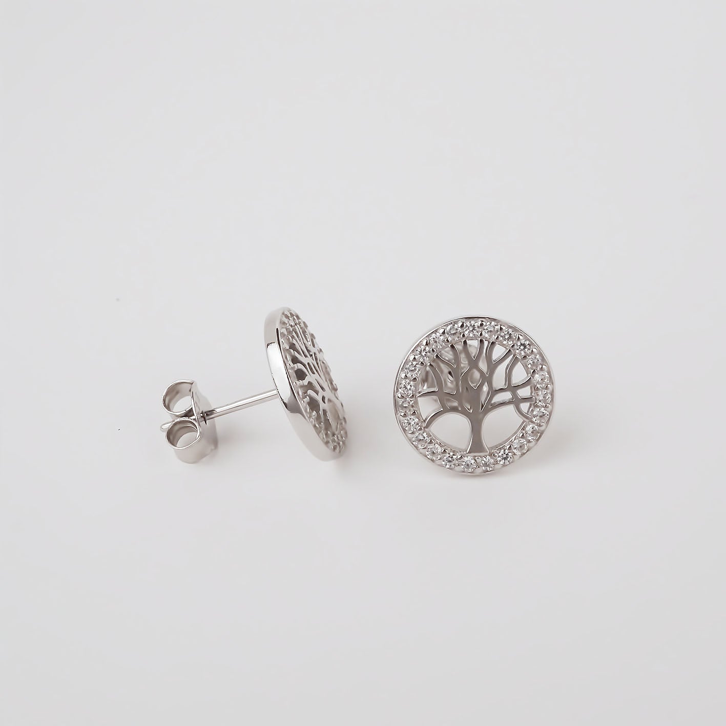 Amor Eterno - Cadena Plata Oro 24k / Dije Arbol De La Vida