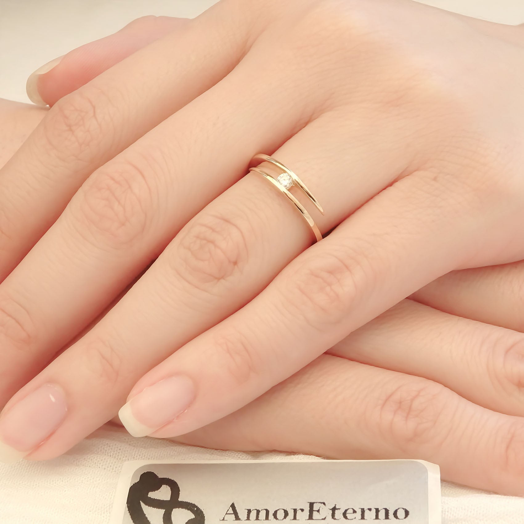Anillo Andrómeda 14k