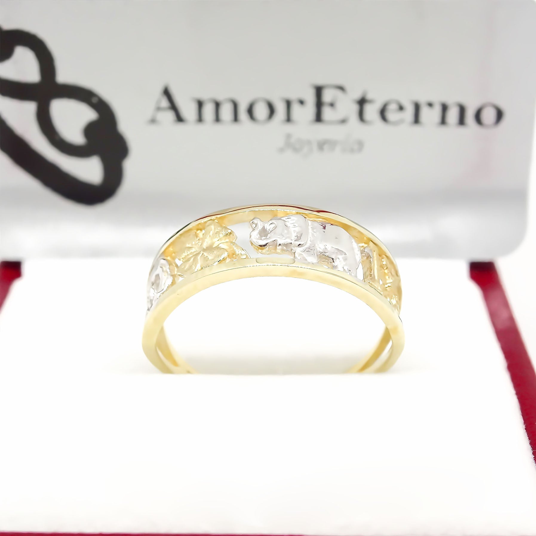 Anillo Buena Suerte Angosto 10k