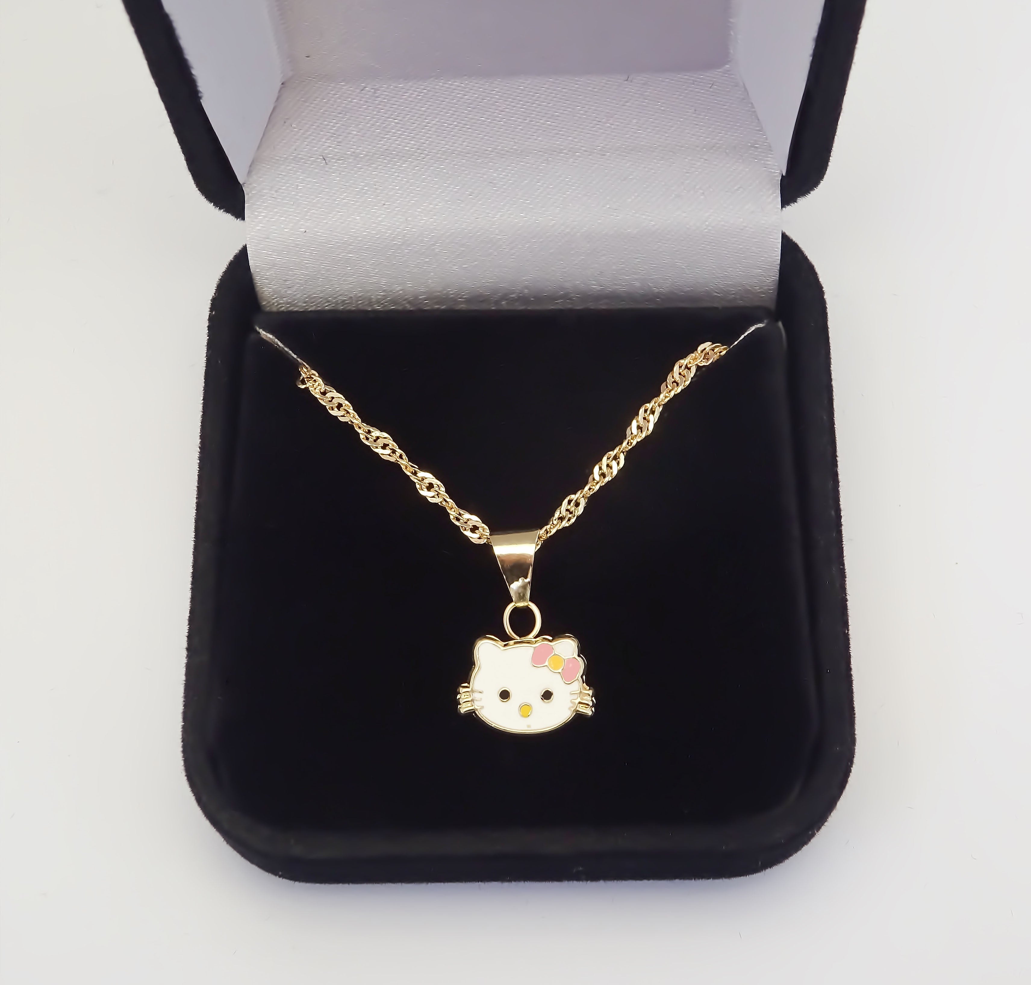 Amor Eterno - Dije Kitty Carita / Oro Sólido 10k