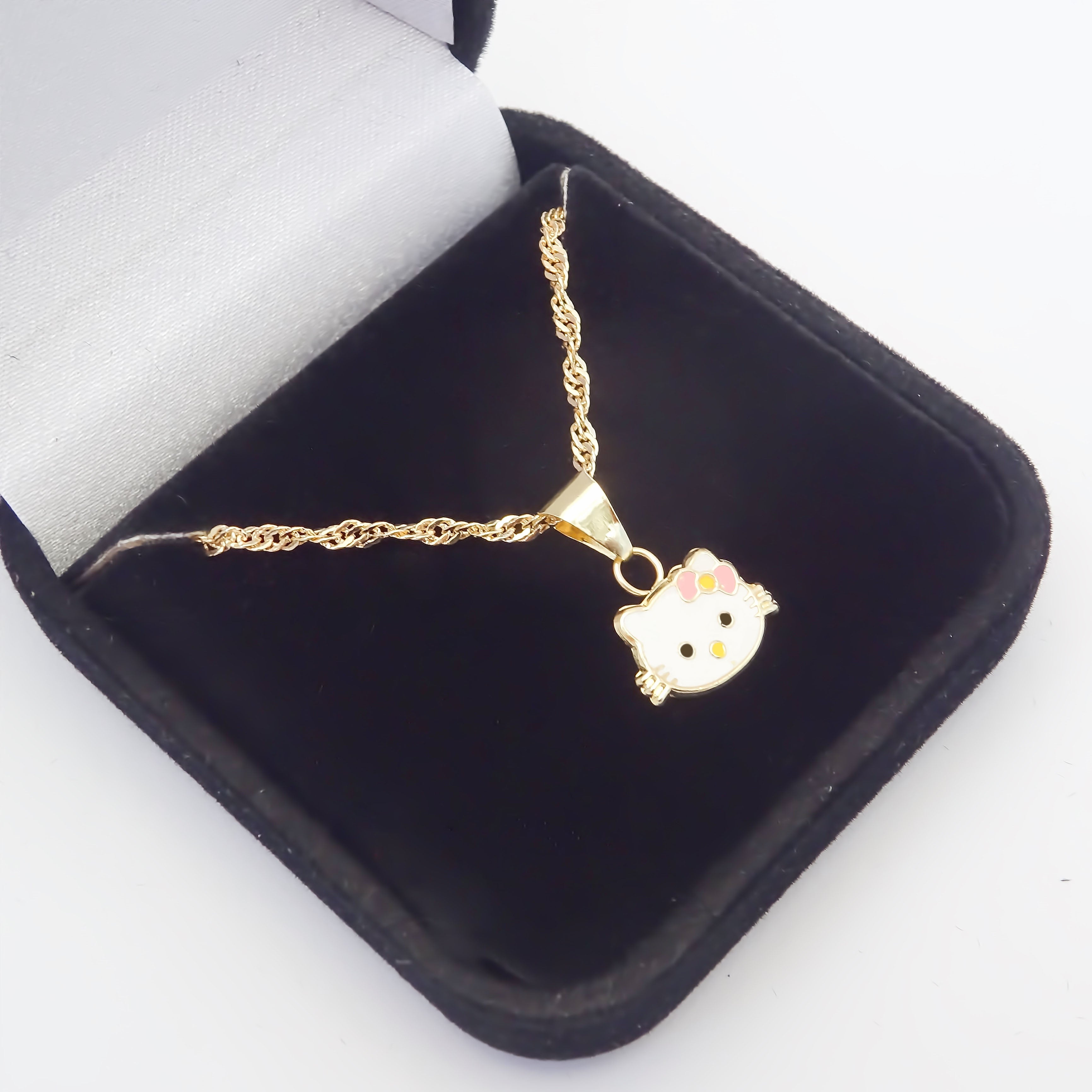 Amor Eterno - Dije Kitty Carita / Oro Sólido 10k