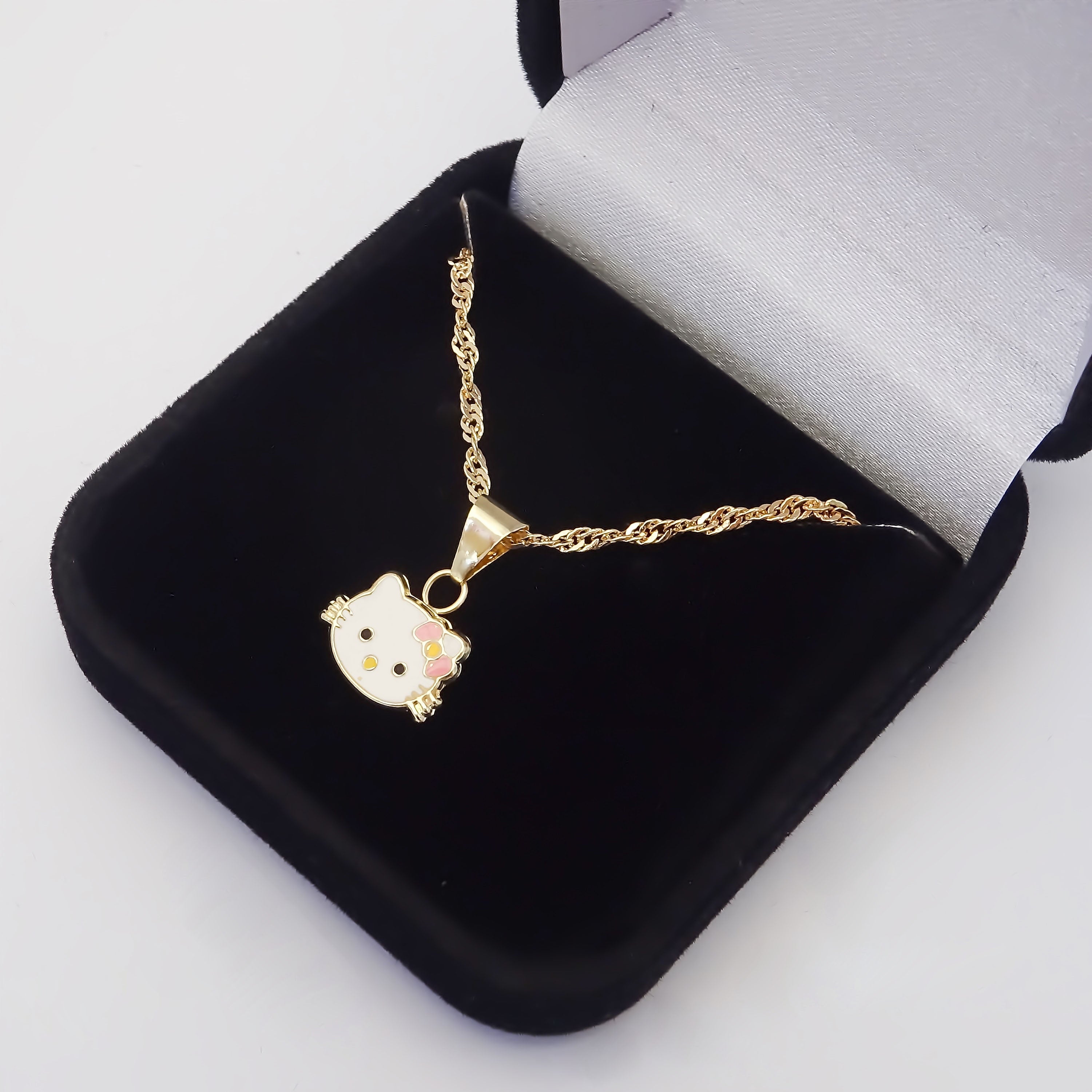 Amor Eterno - Dije Kitty Carita / Oro Sólido 10k