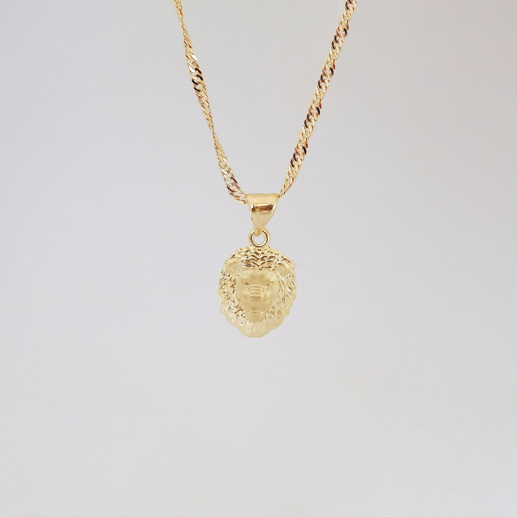 Amor Eterno - Dije León / Oro Sólido 10k