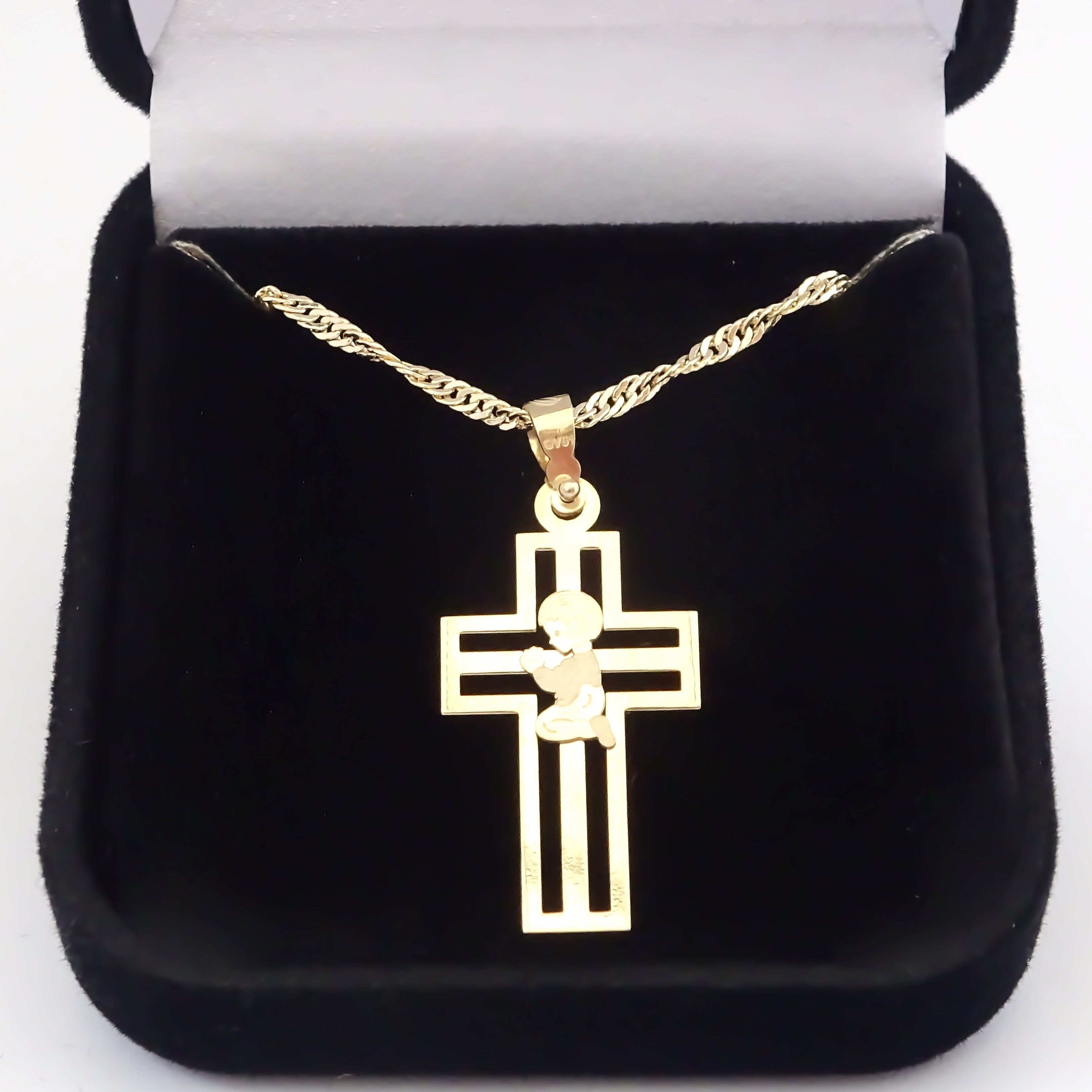Amor Eterno - Dije Ángel Cruz / Oro Sólido 10k
