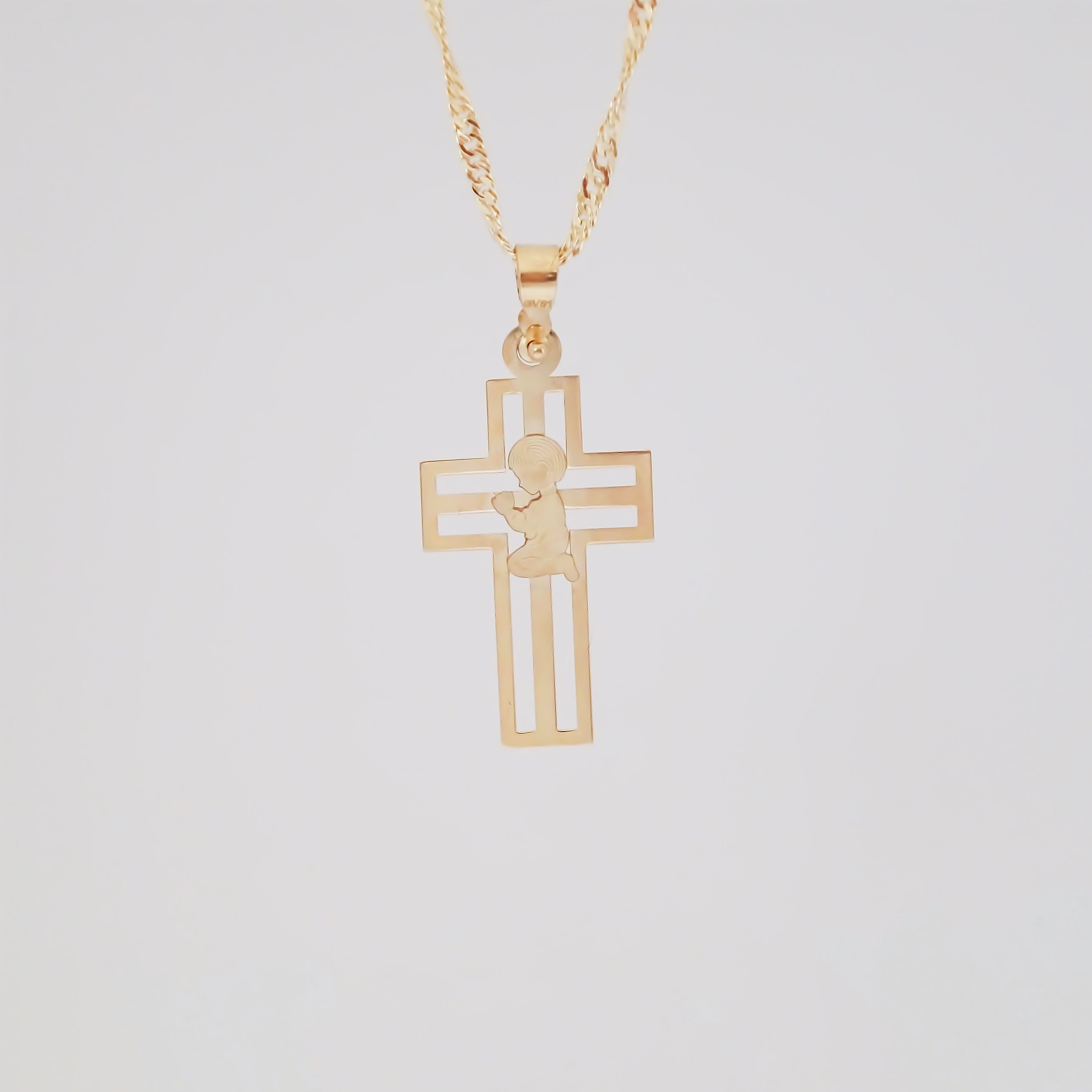 Amor Eterno - Dije Ángel Cruz / Oro Sólido 10k