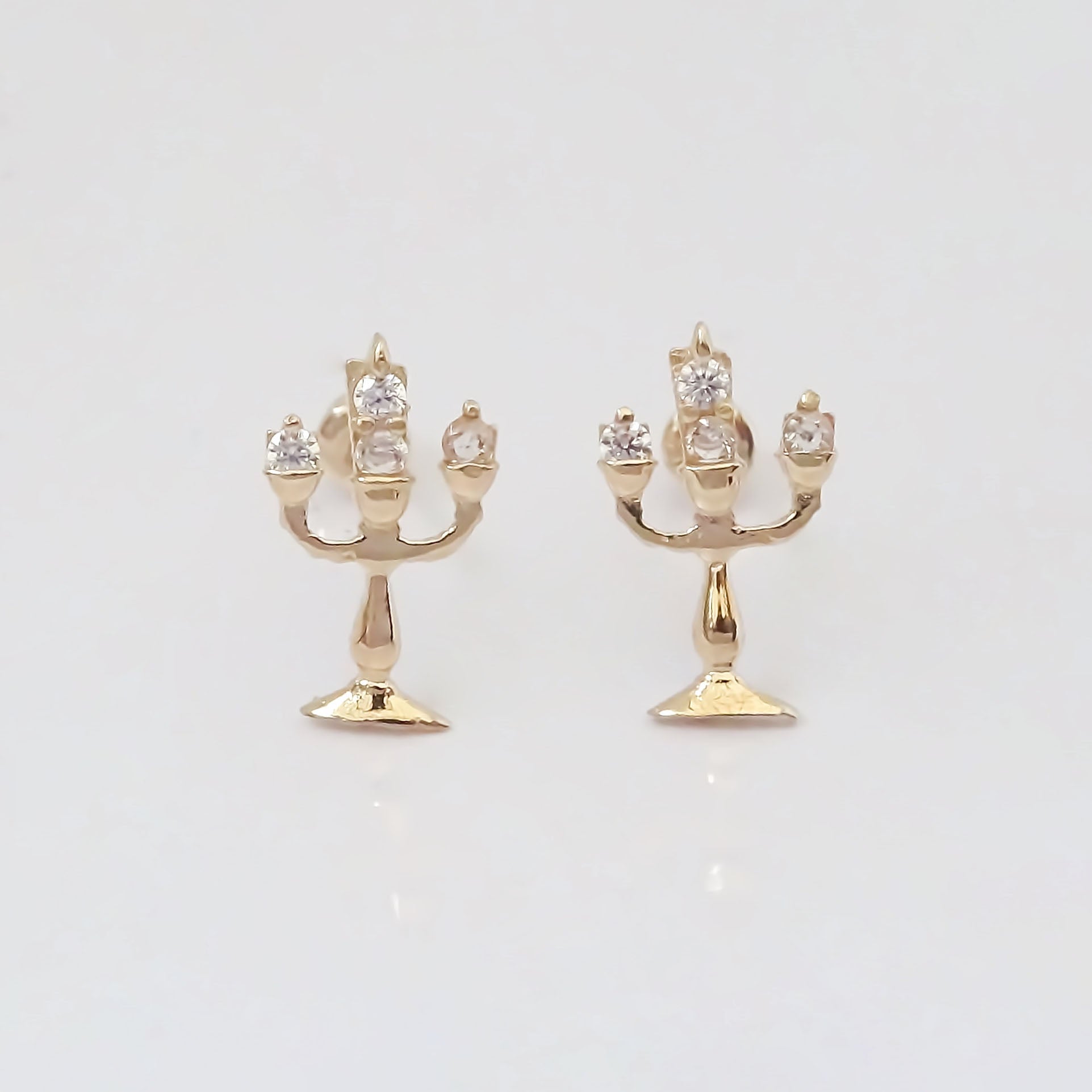 Amor Eterno - Broqueles Lumière Disney Aretes / Oro 10k