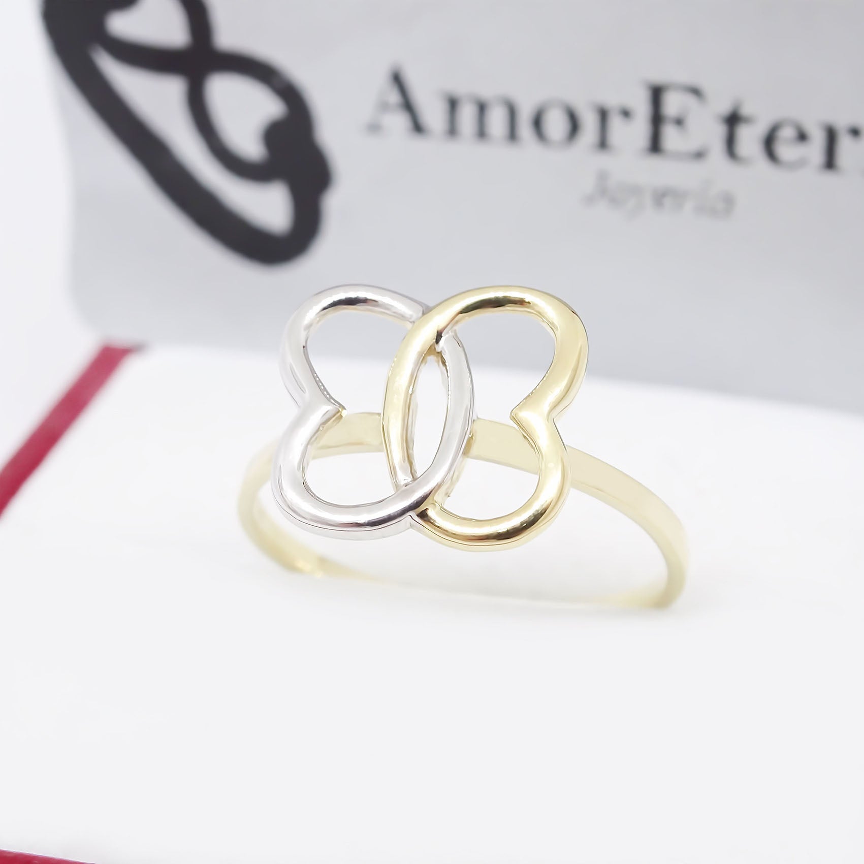 Amor Eterno - Anillo Mariposa Garigol / Oro 14k Sólido
