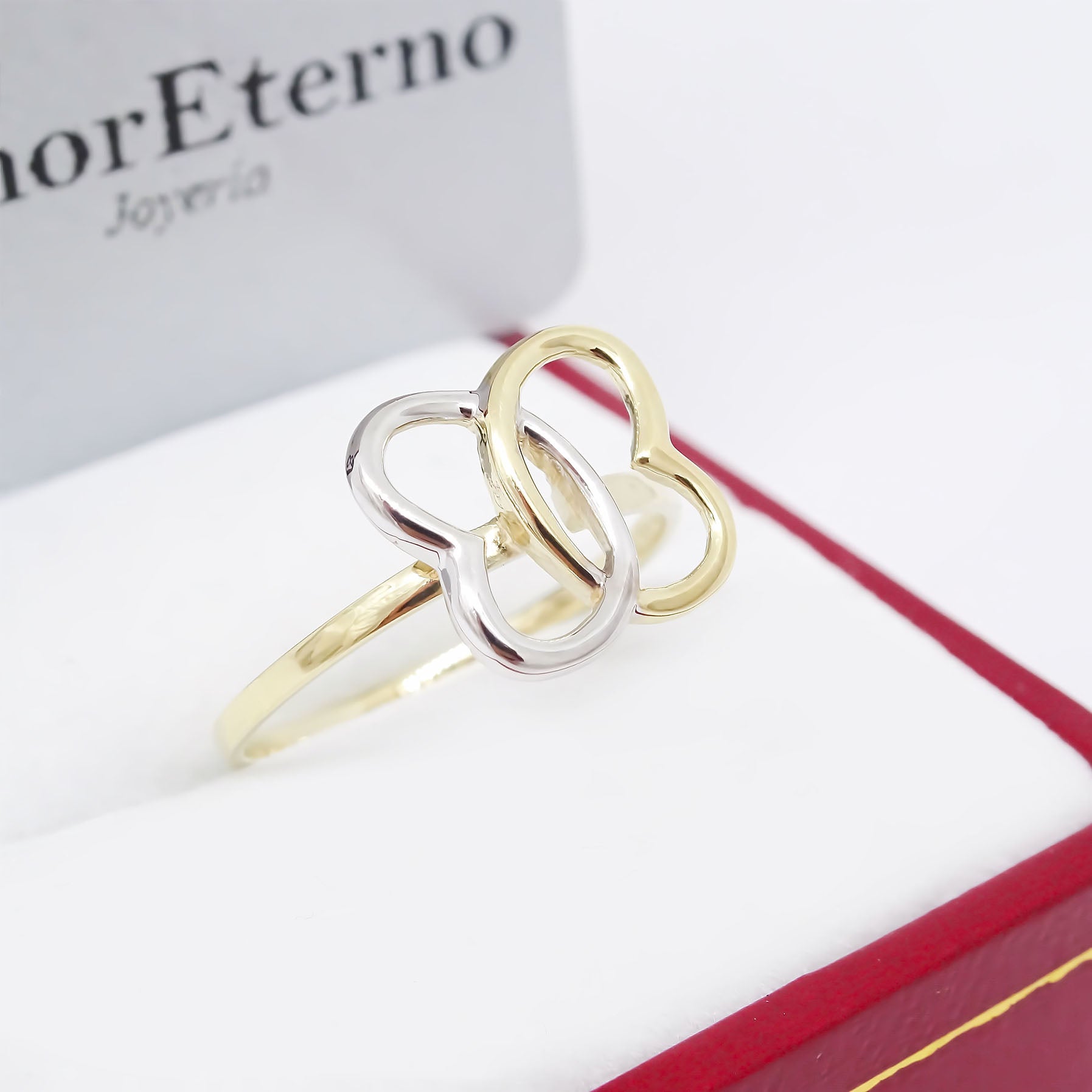 Amor Eterno - Anillo Mariposa Garigol / Oro 14k Sólido