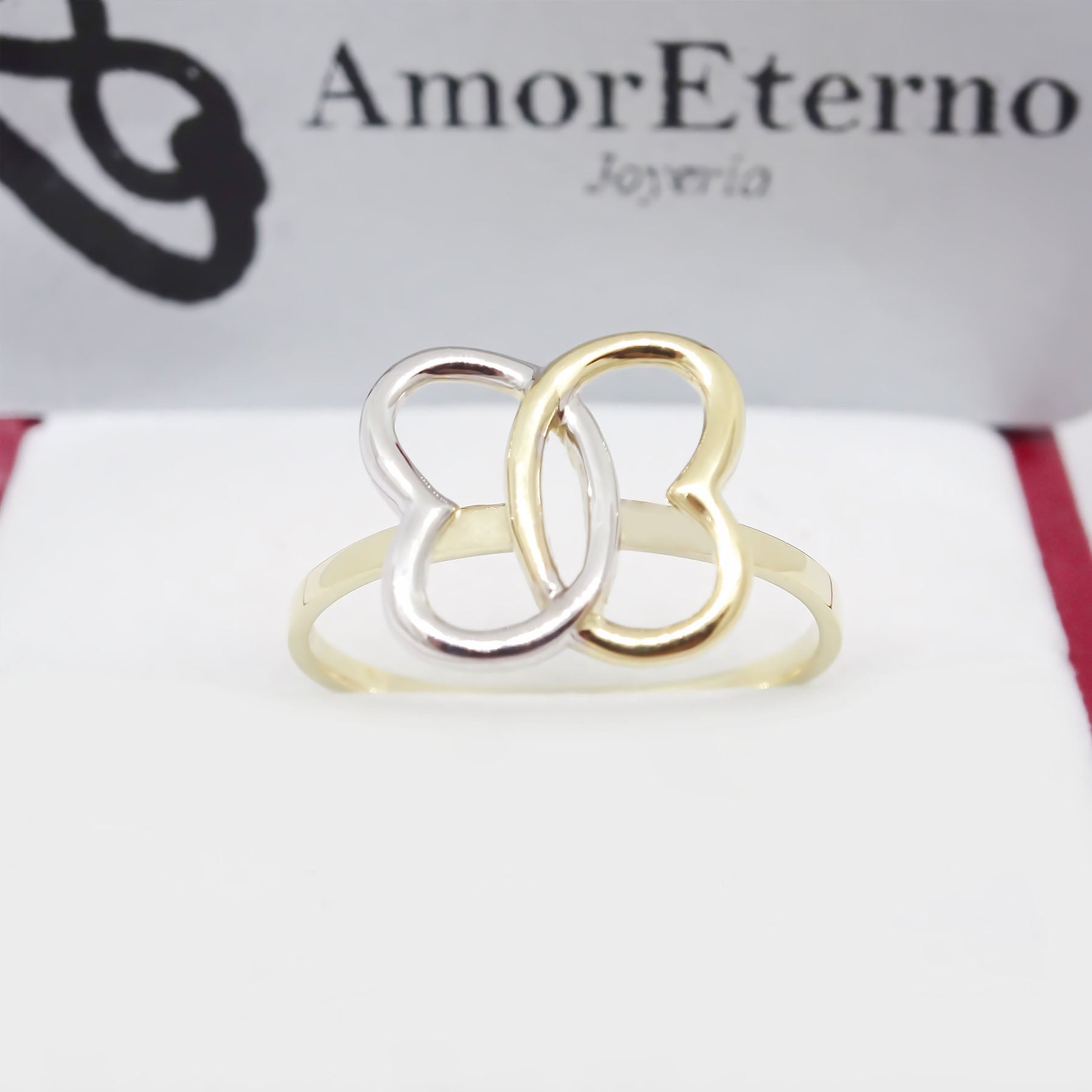 Amor Eterno - Anillo Mariposa Garigol / Oro 10k Sólido