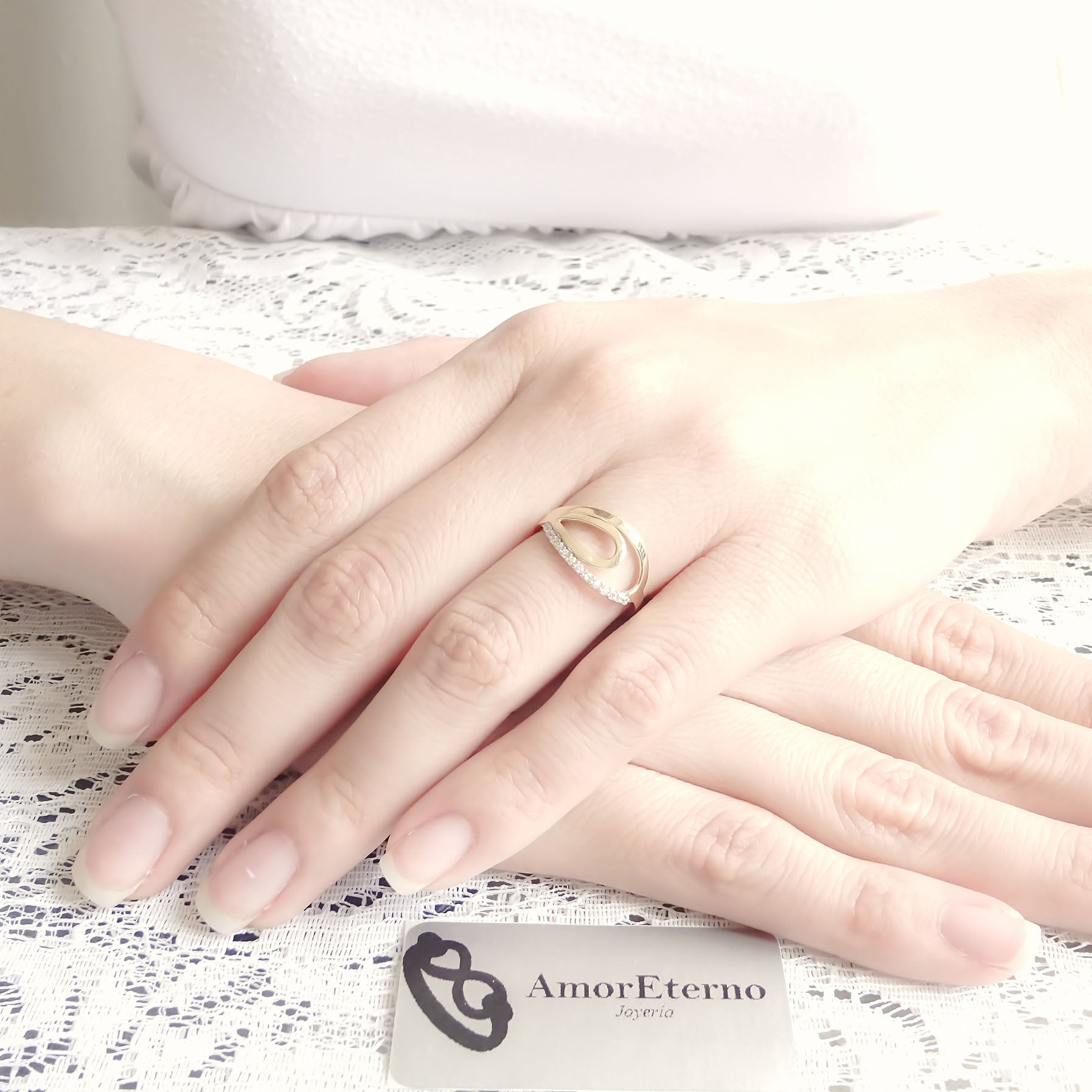 Amor Eterno - Anillo Pétalos / Oro 14k Sólido