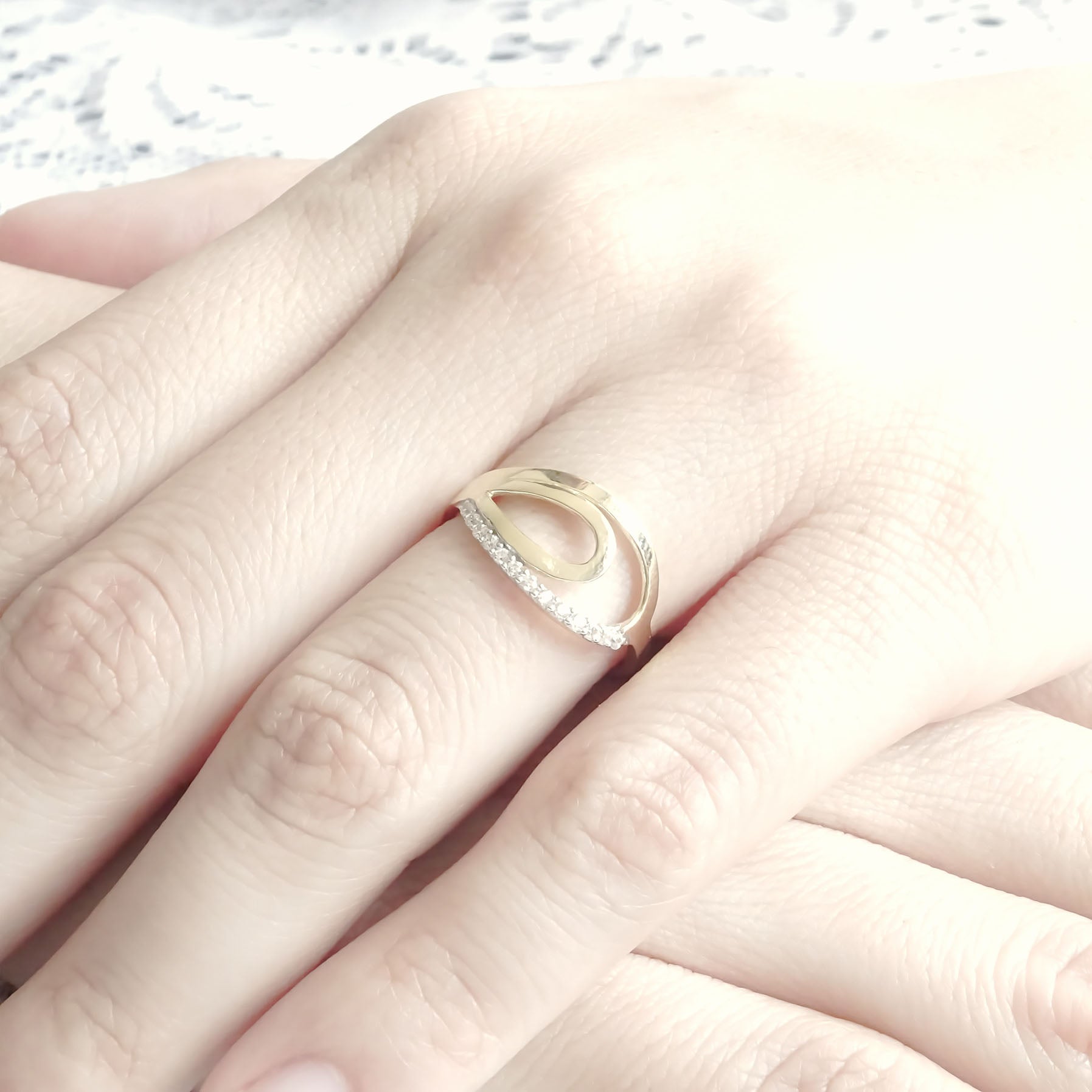 Amor Eterno - Anillo Pétalos / Oro 14k Sólido