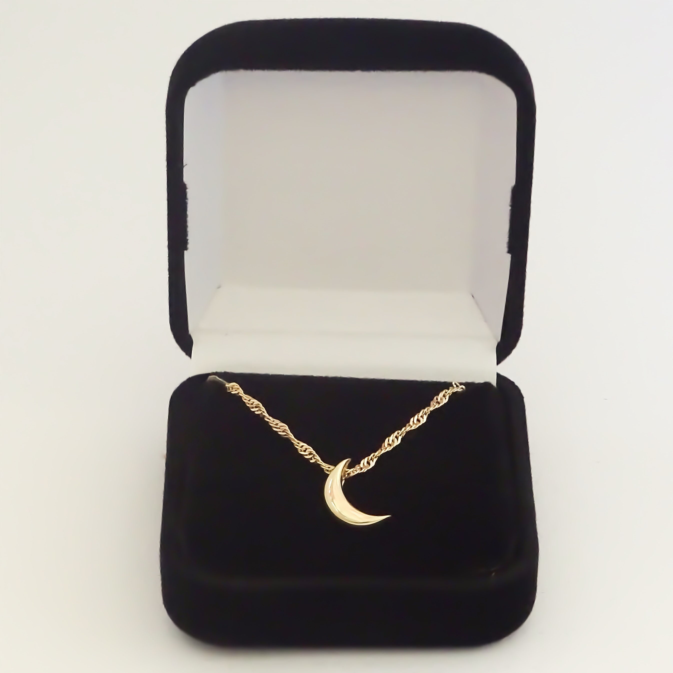 Amor Eterno - Dije Luna Basic / Oro Sólido 10k