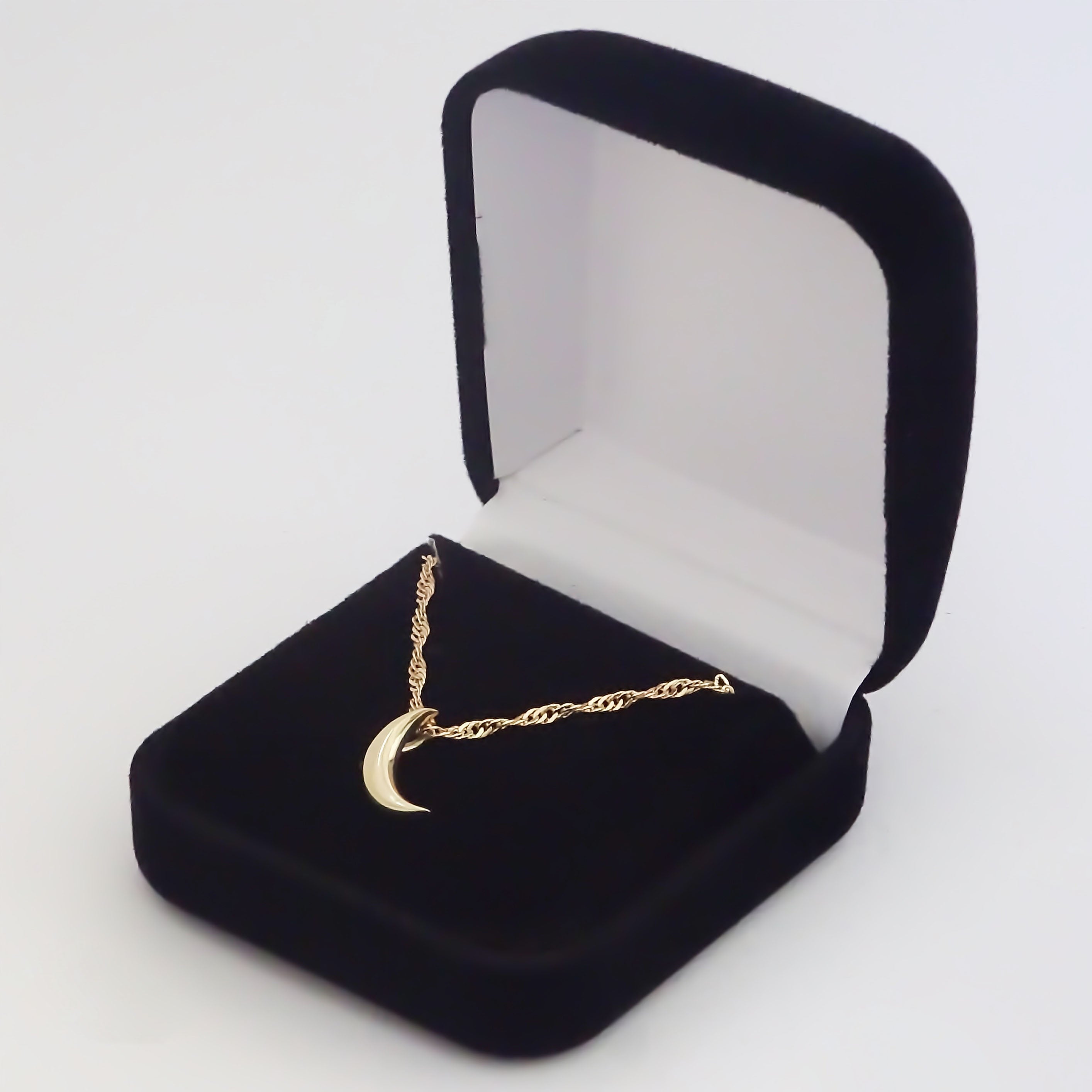 Amor Eterno - Dije Luna Basic / Oro Sólido 10k