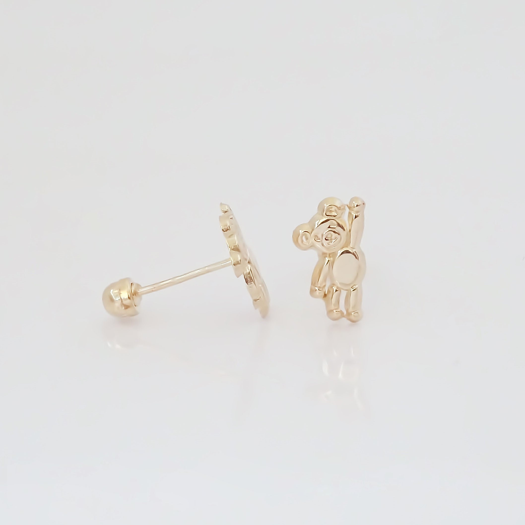 Amor Eterno - Broqueles Teddy / Aretes / Oro 10k