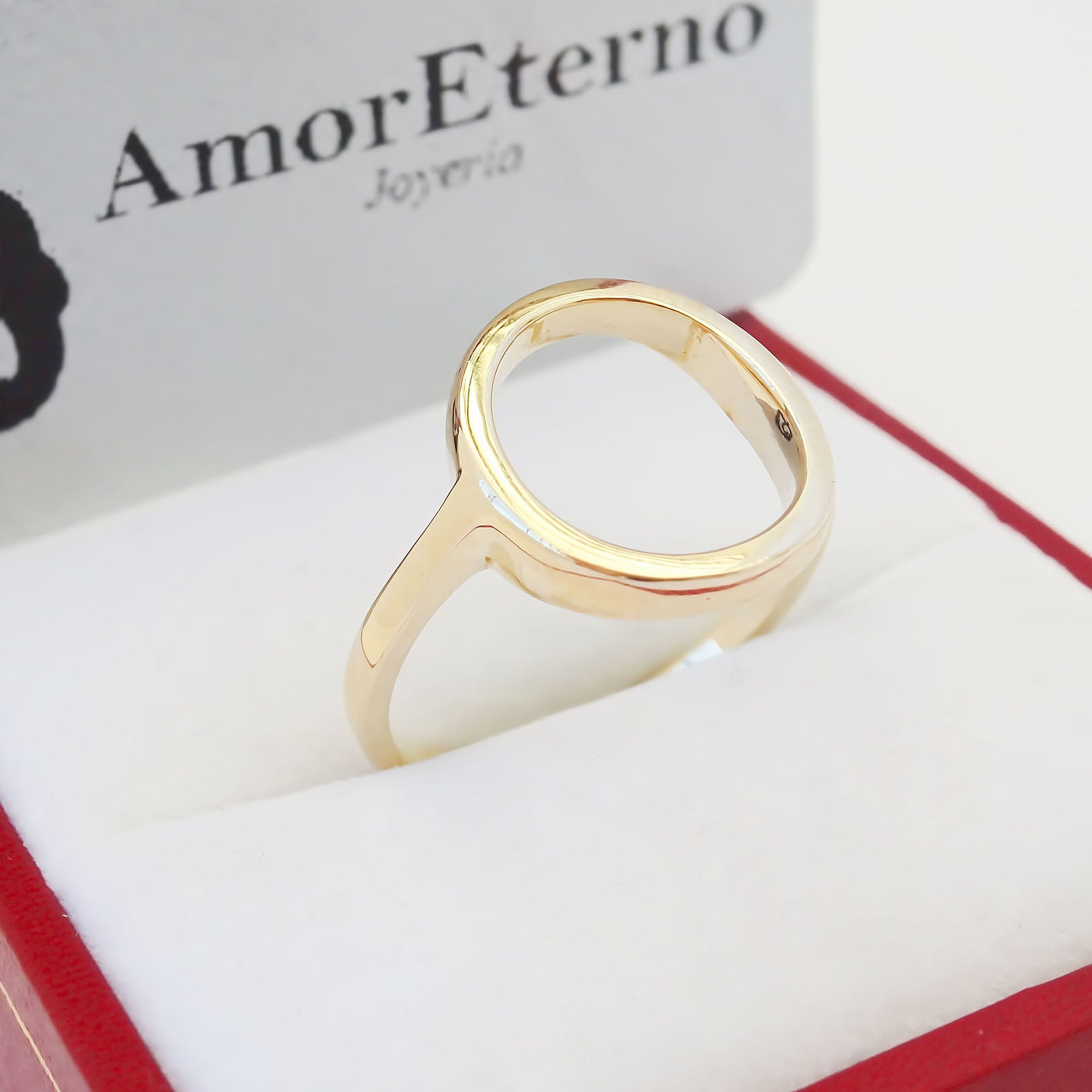 Amor Eterno - Anillo Larissa / Oro 14k Sólido