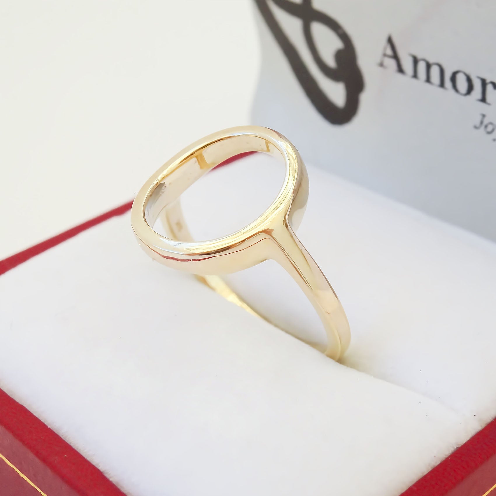 Amor Eterno - Anillo Larissa / Oro 10k Sólido