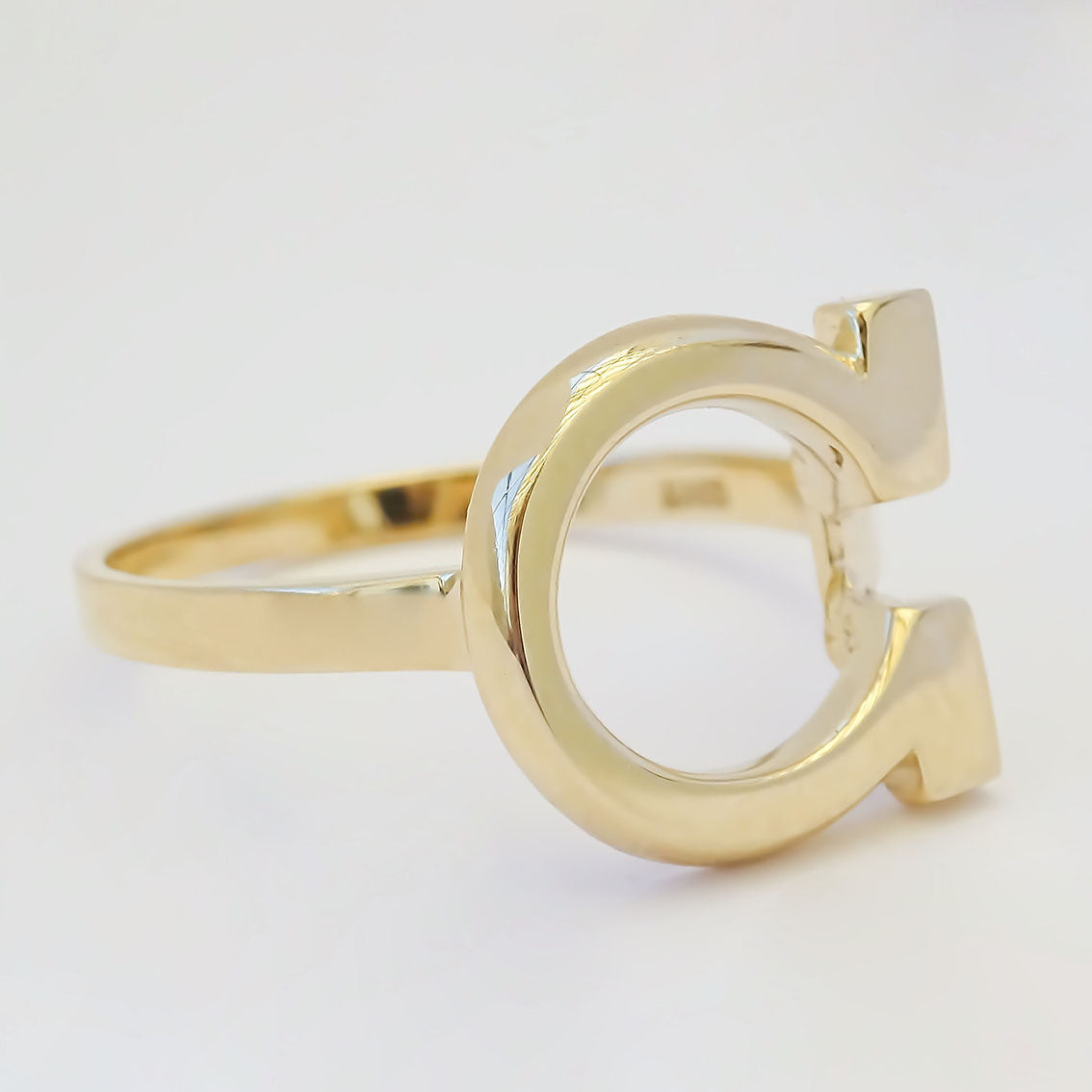 Amor Eterno - Anillo Omega / Oro 14k Sólido