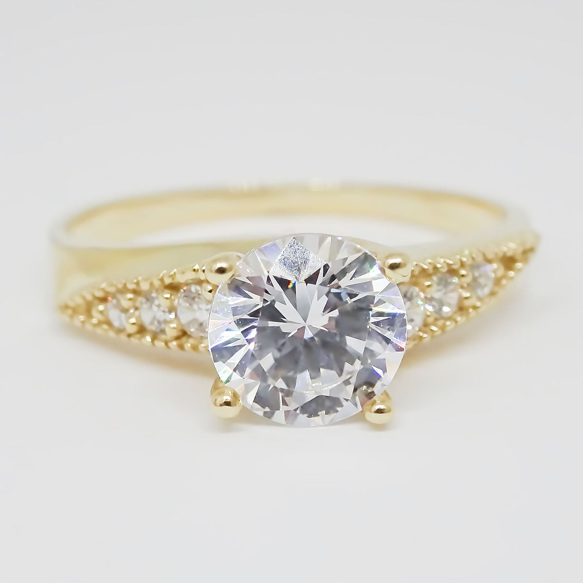 Amor Eterno - Solitario Hermoso / Juwel / Oro 14k Solido