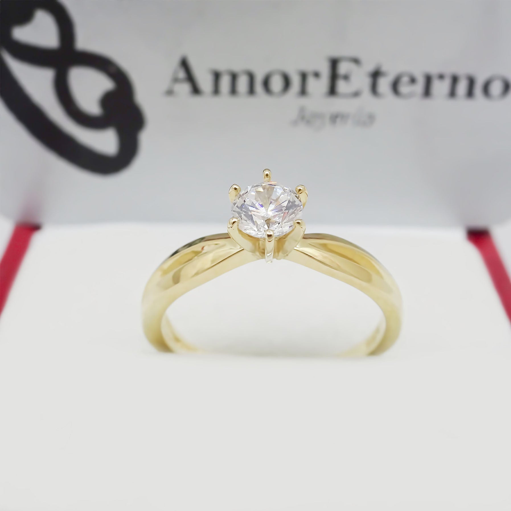Amor Eterno - Anillo Kanna / Oro 10k Solido