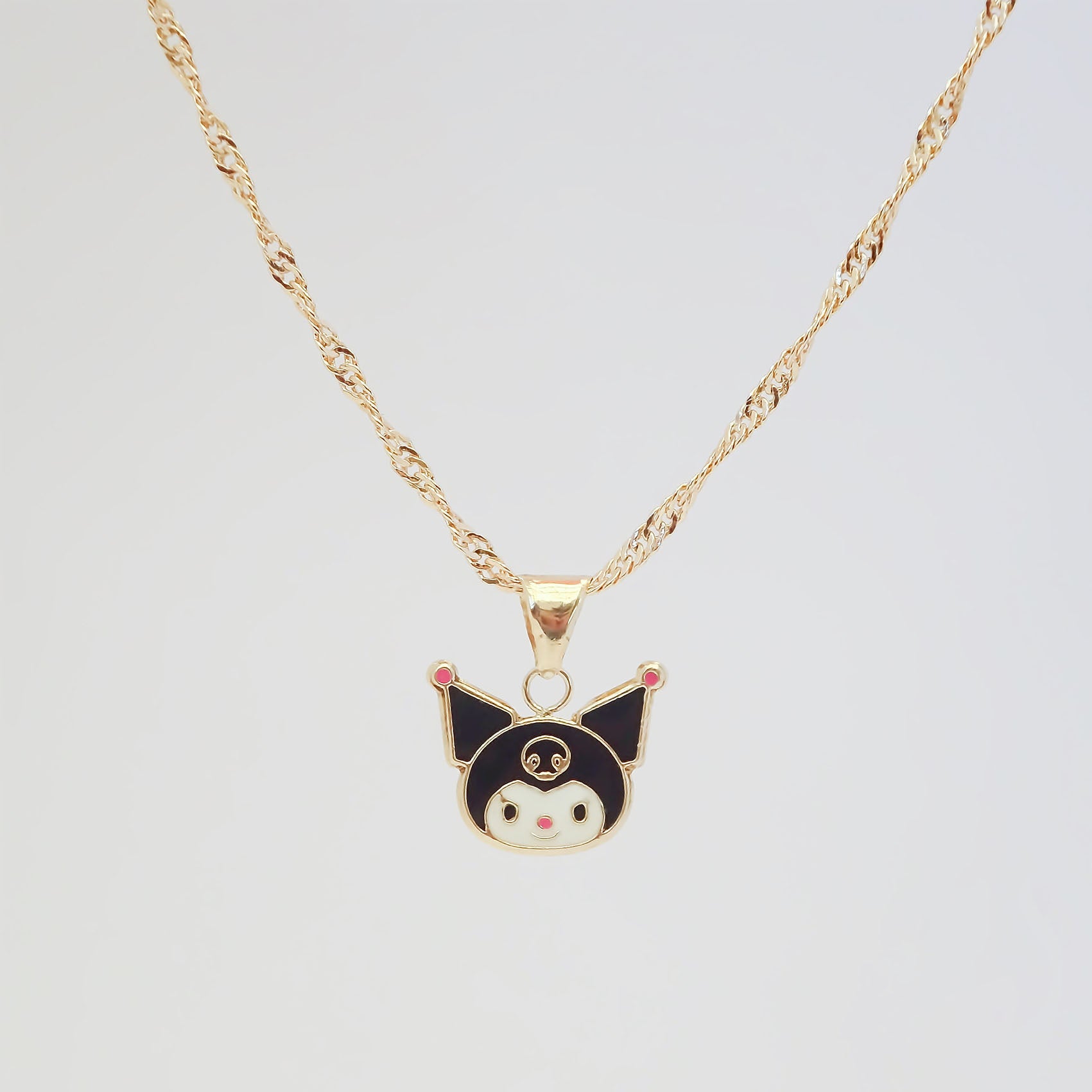 Amor Eterno - Dije Kuromi Carita / Oro Sólido 10k