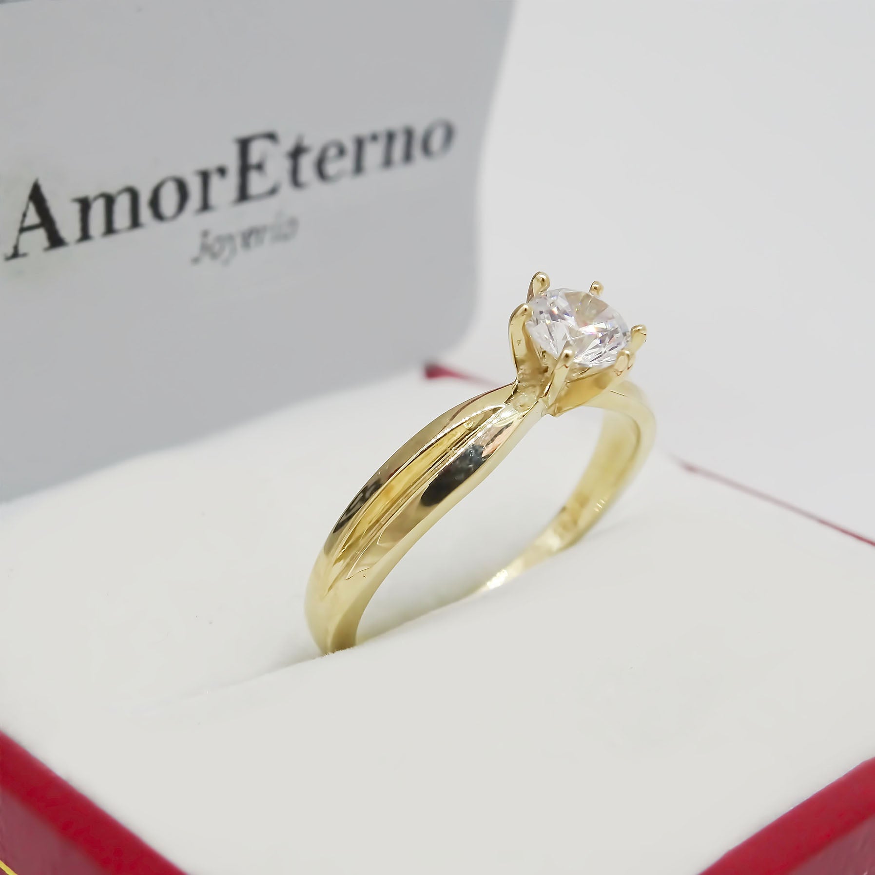 Amor Eterno - Anillo Kanna / Oro 10k Solido