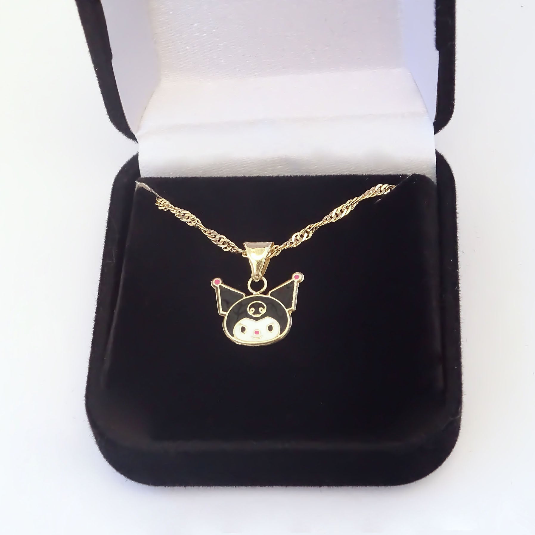 Amor Eterno - Dije Kuromi Carita / Oro Sólido 10k