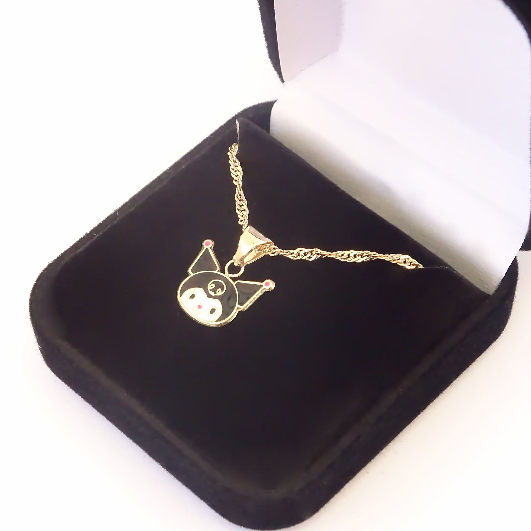 Amor Eterno - Dije Kuromi Carita / Oro Sólido 10k