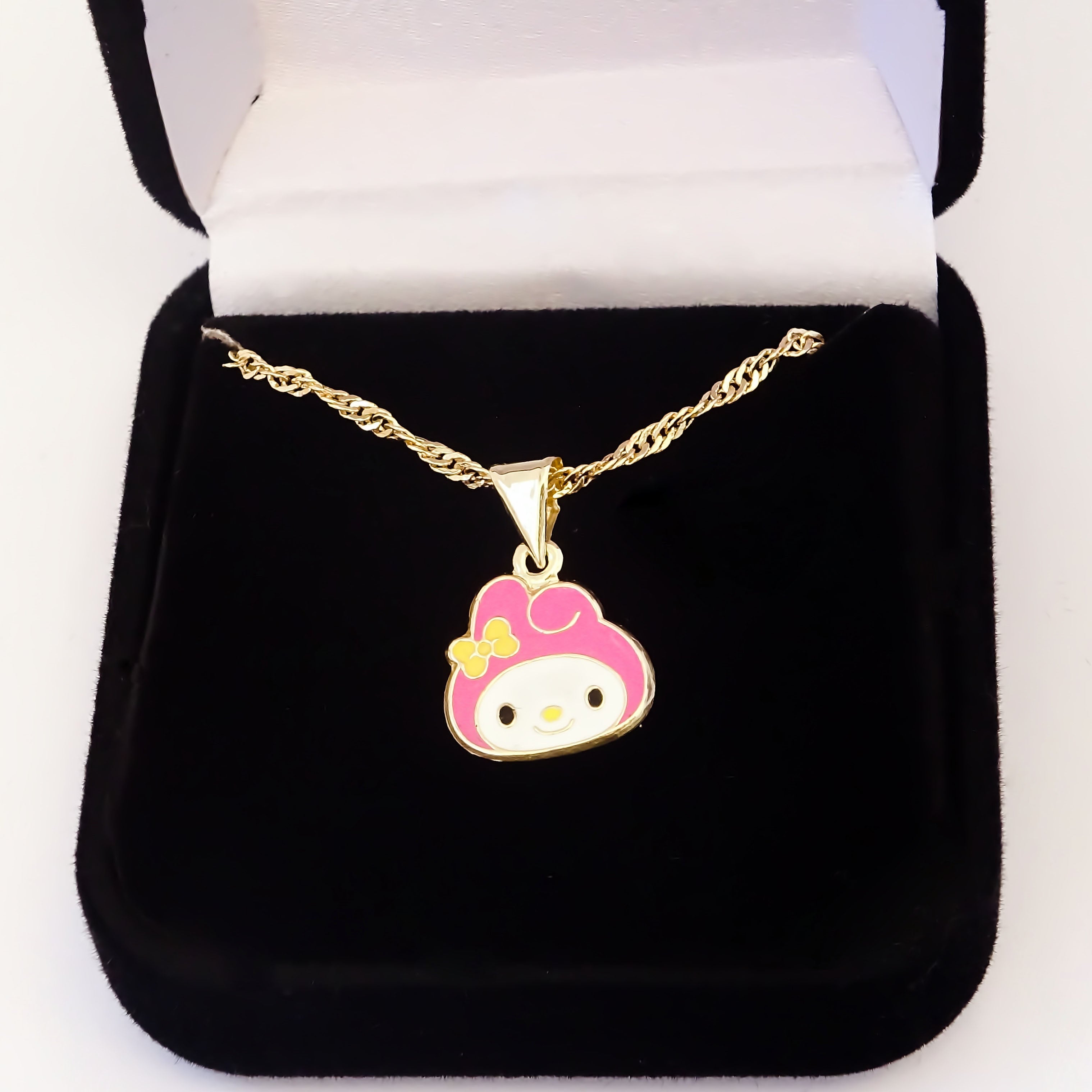 Amor Eterno - Dije My Melody Carita / Oro Sólido 10k