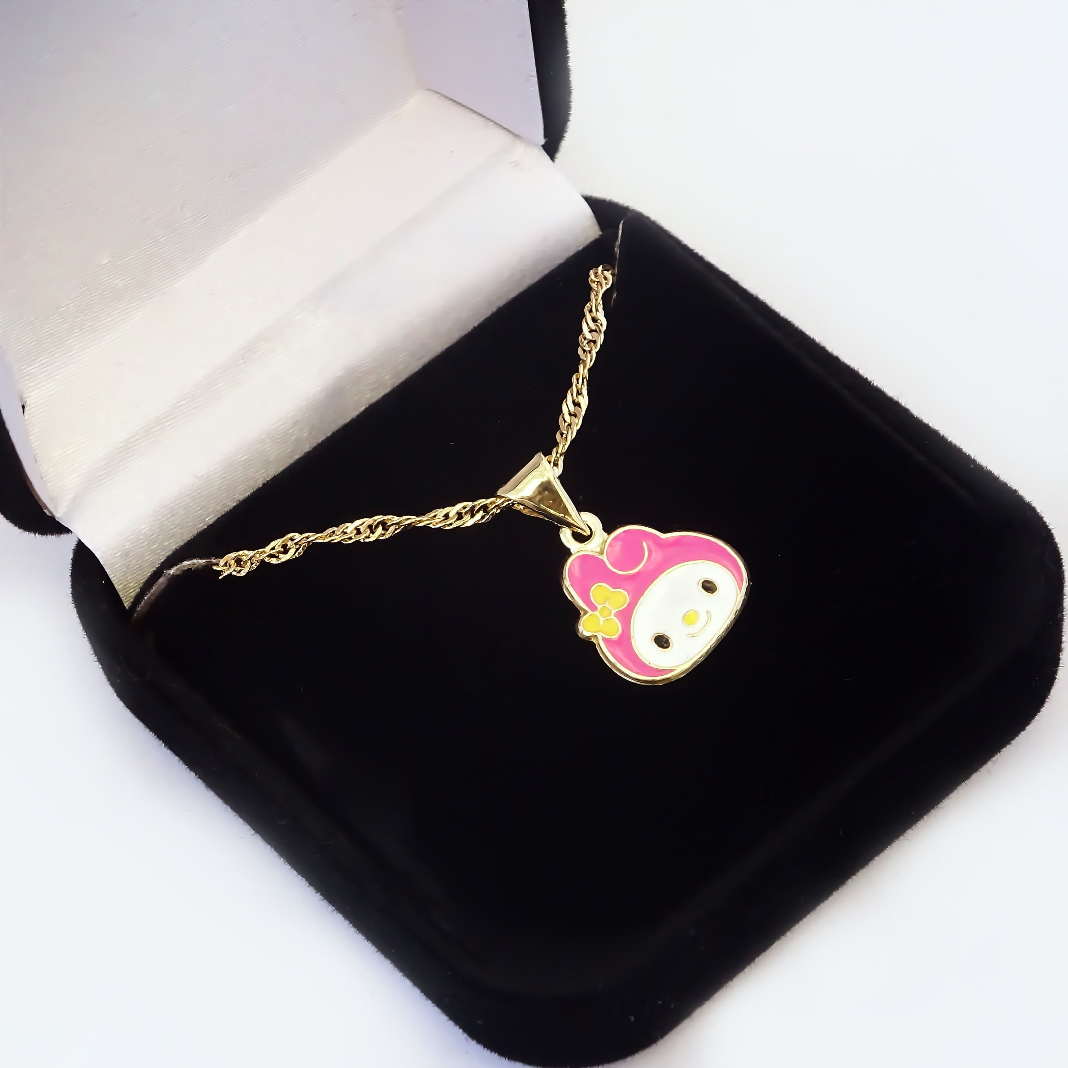 Amor Eterno - Dije My Melody Carita / Oro Sólido 10k