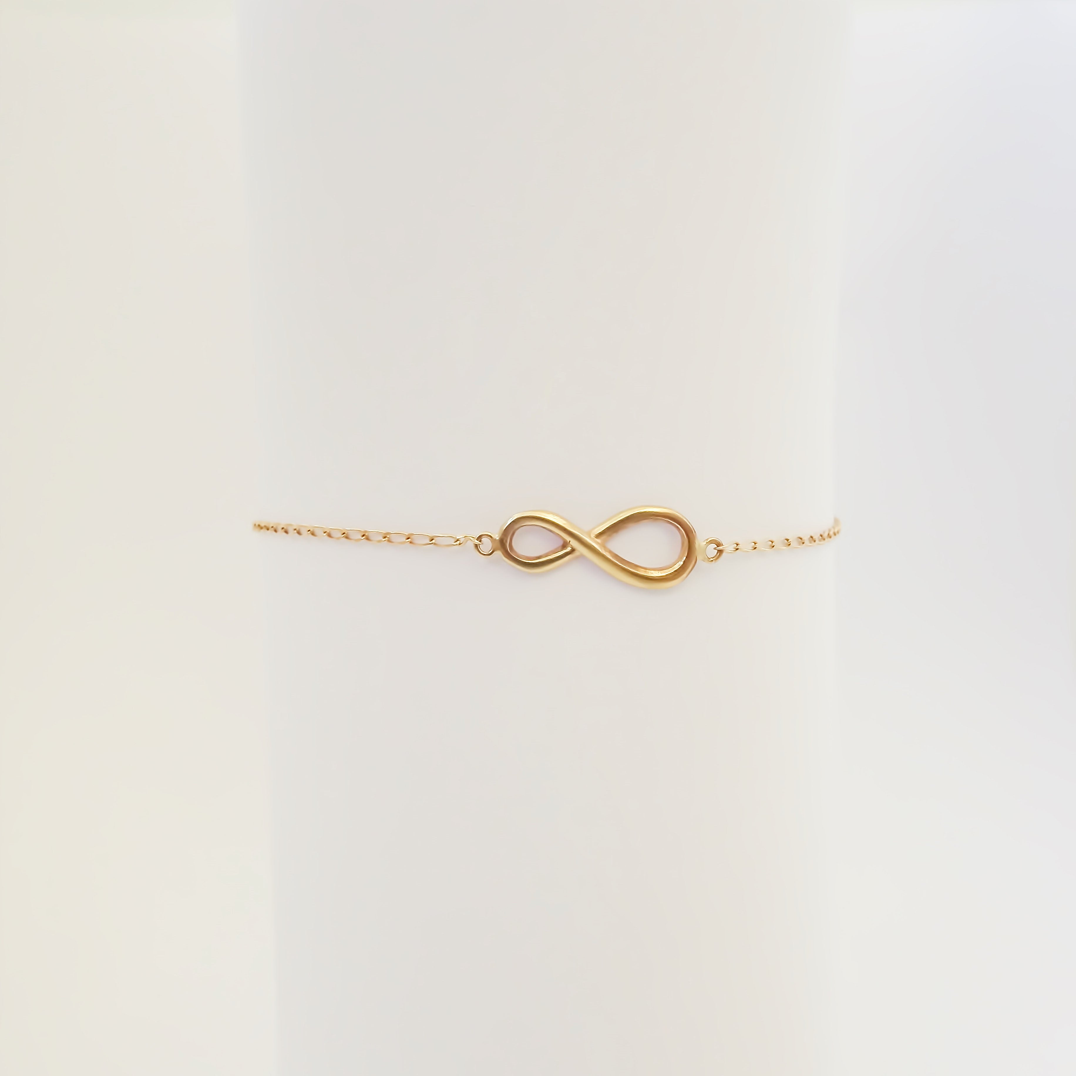Amor Eterno - Pulsera Infinito / Oro Sólido 10k