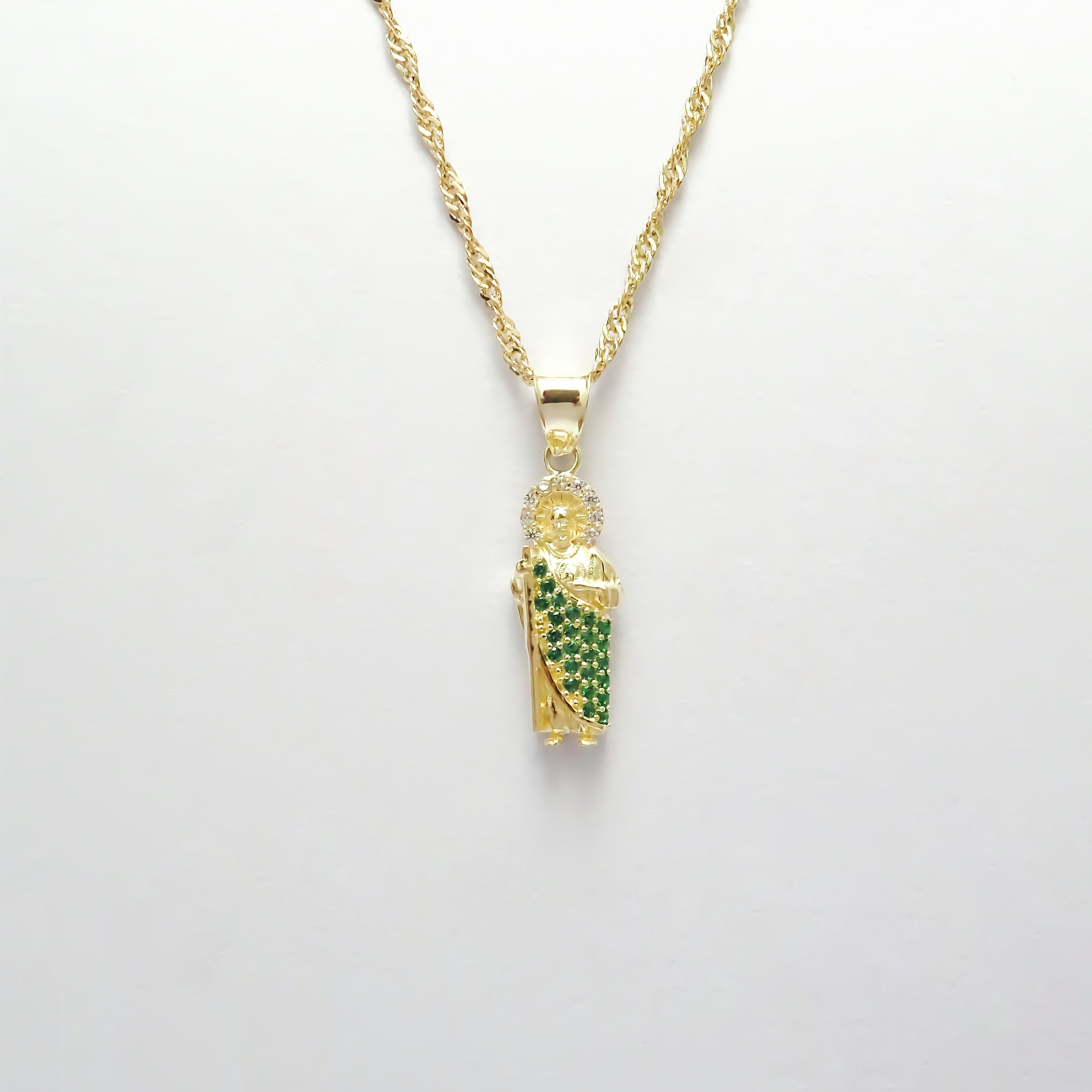 Amor Eterno - Dije San Judas Tadeo / Oros Sólido 10k