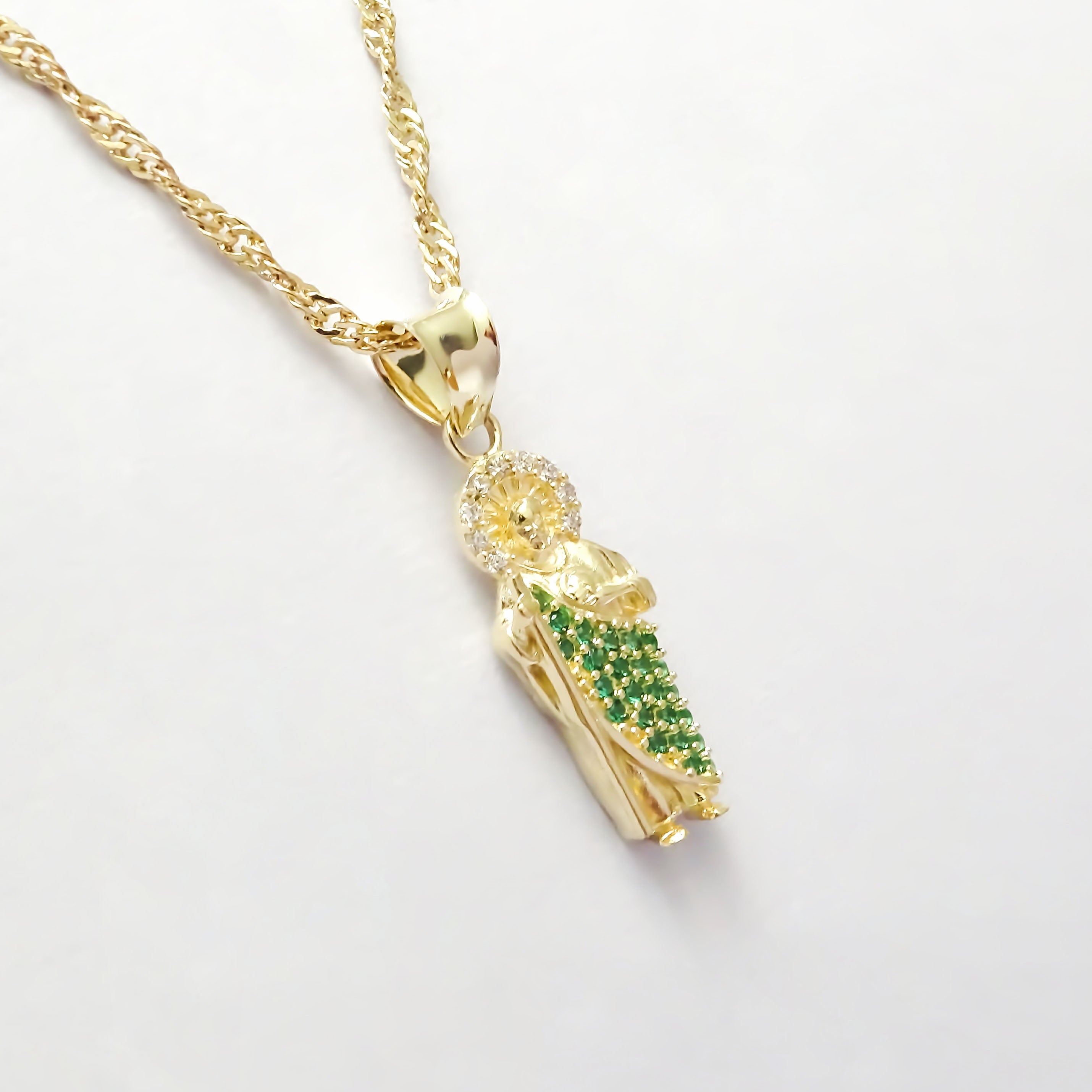 Amor Eterno - Dije San Judas Tadeo / Oros Sólido 10k