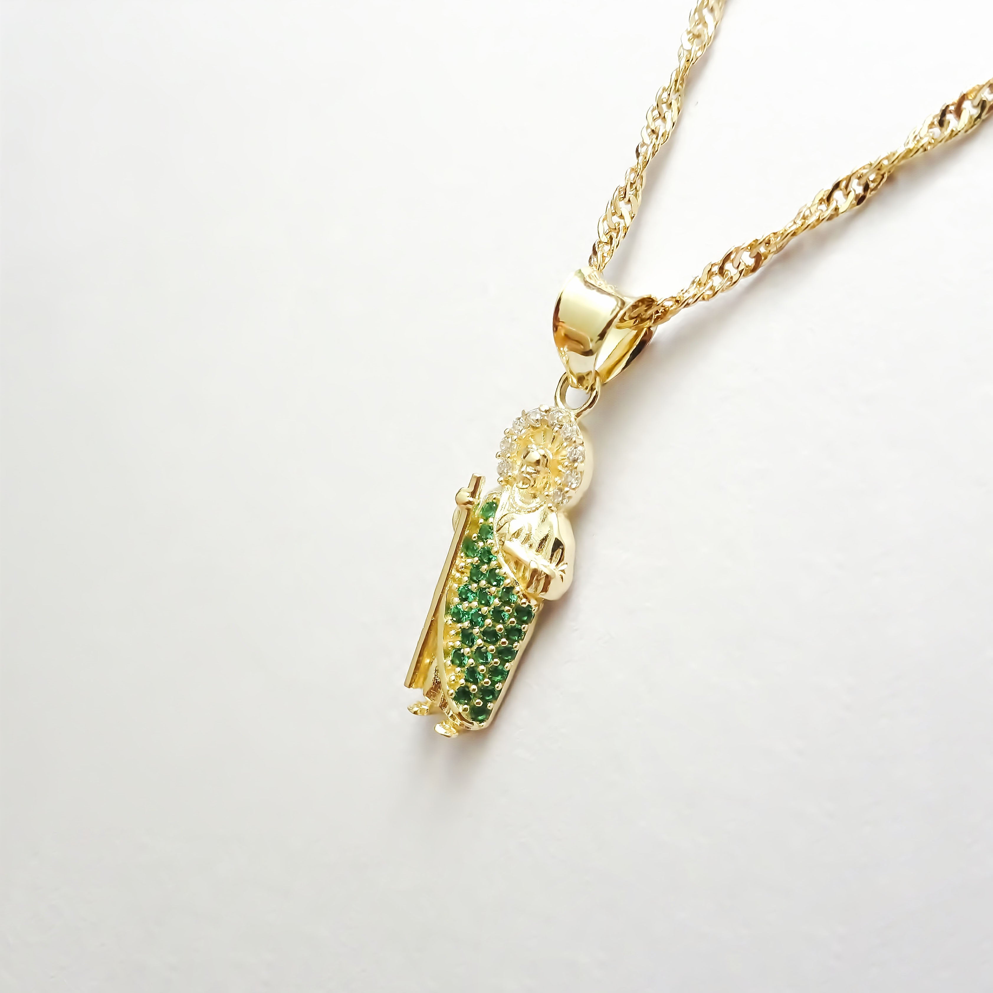 Amor Eterno - Dije San Judas Tadeo / Oros Sólido 10k