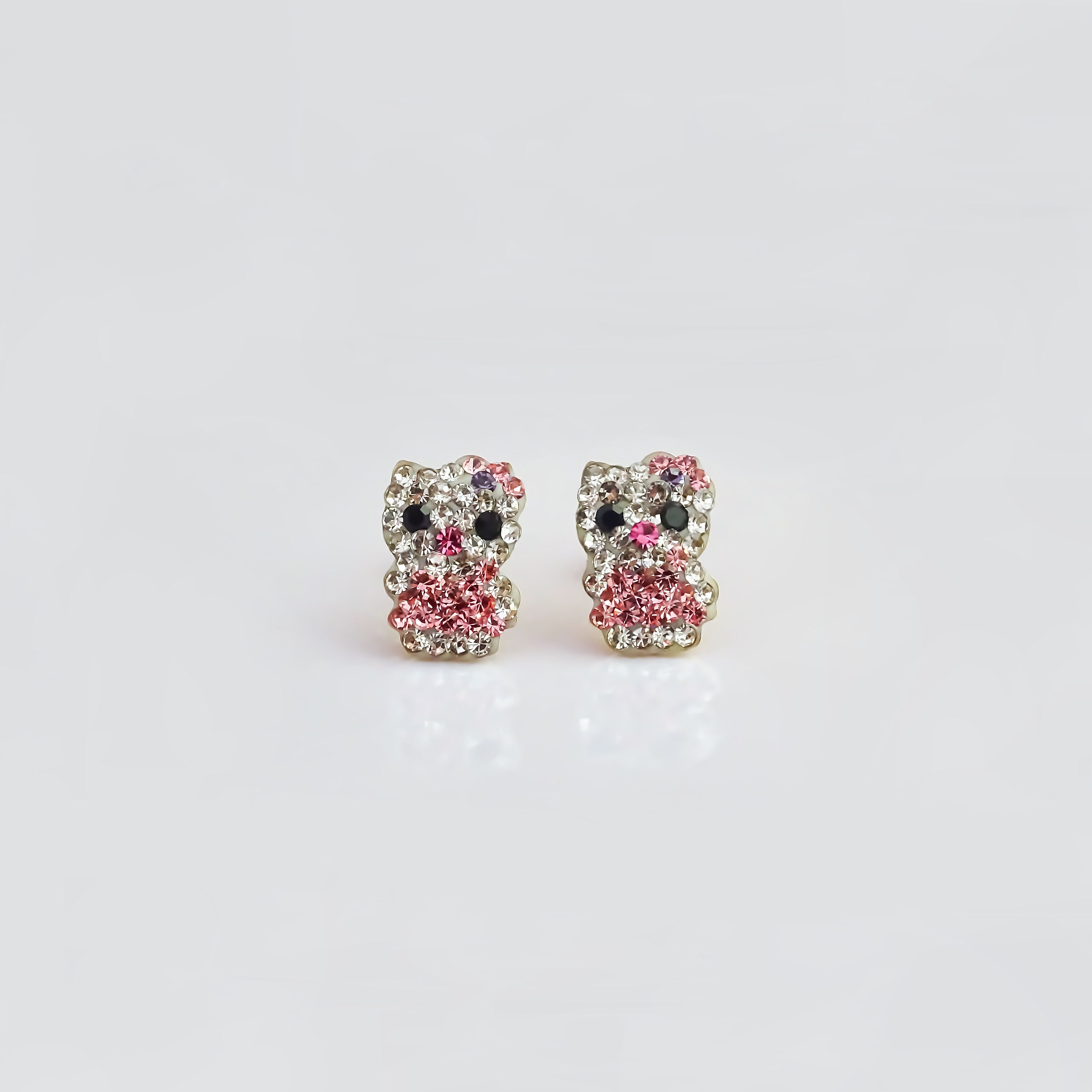 Amor Eterno - Broqueles Aretes / Kitty Tapiz / Oro 10k