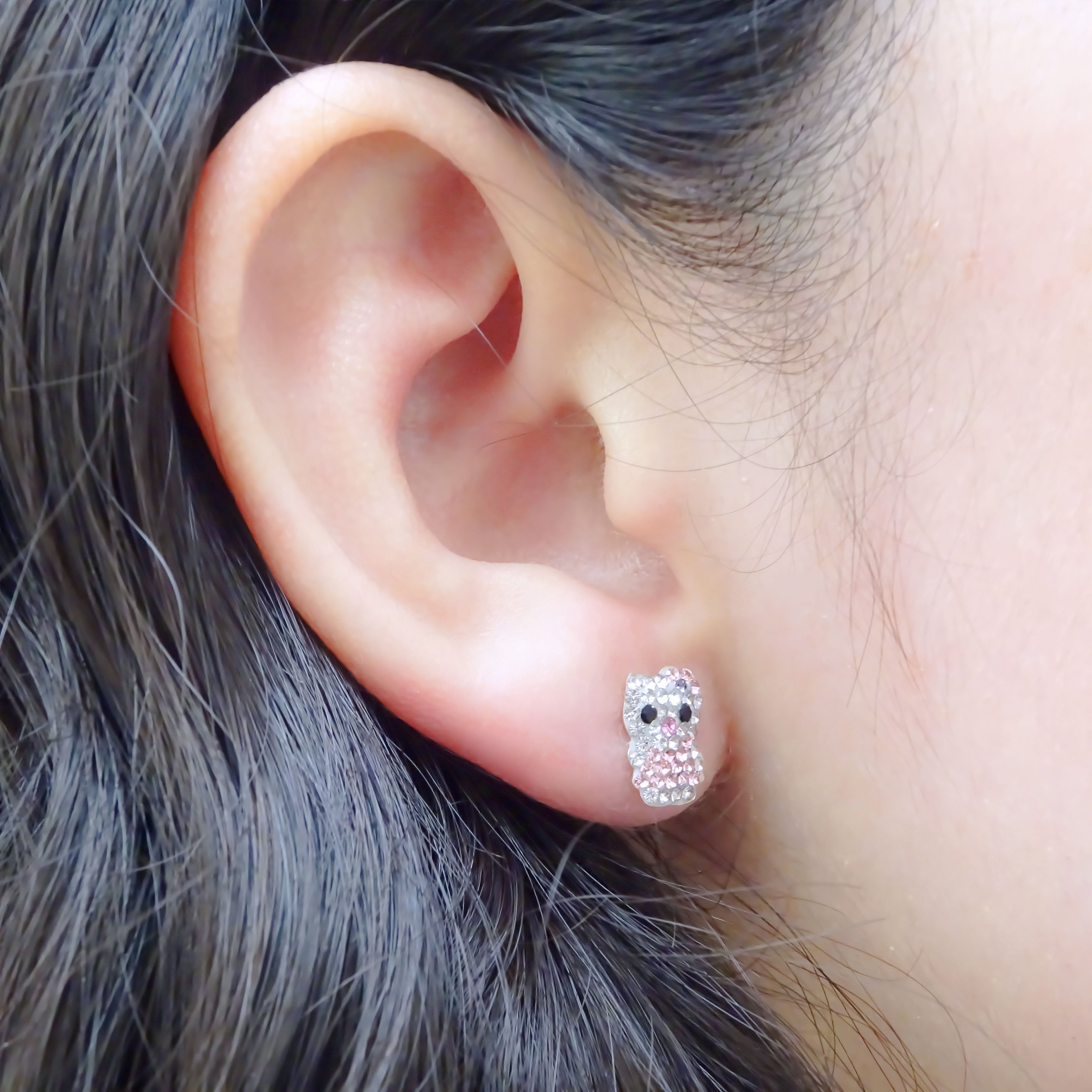 Amor Eterno - Broqueles Aretes / Kitty Tapiz / Oro 10k